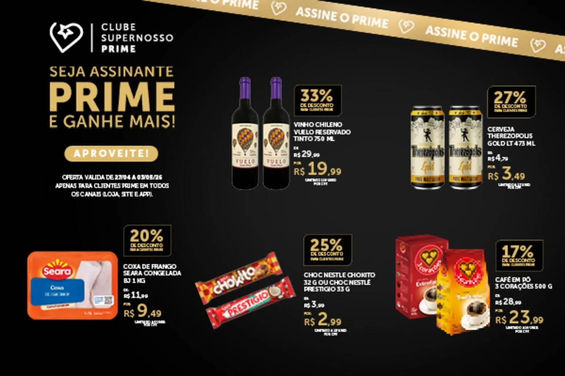 Encarte de Folheto Super Nosso 27 de abril até 3 de maio 2026 - Pagina 1