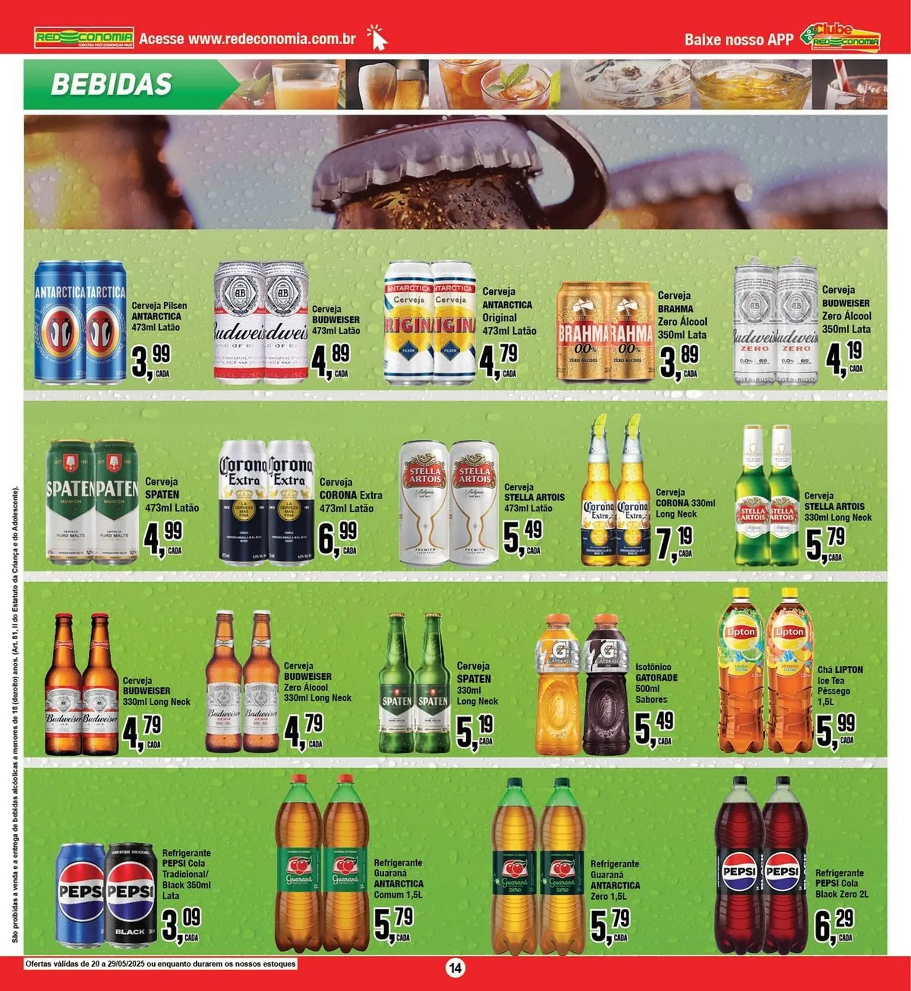 Encarte de Catálogo Rede Economia 19 de maio até 20 de maio 2025 - Pagina 14