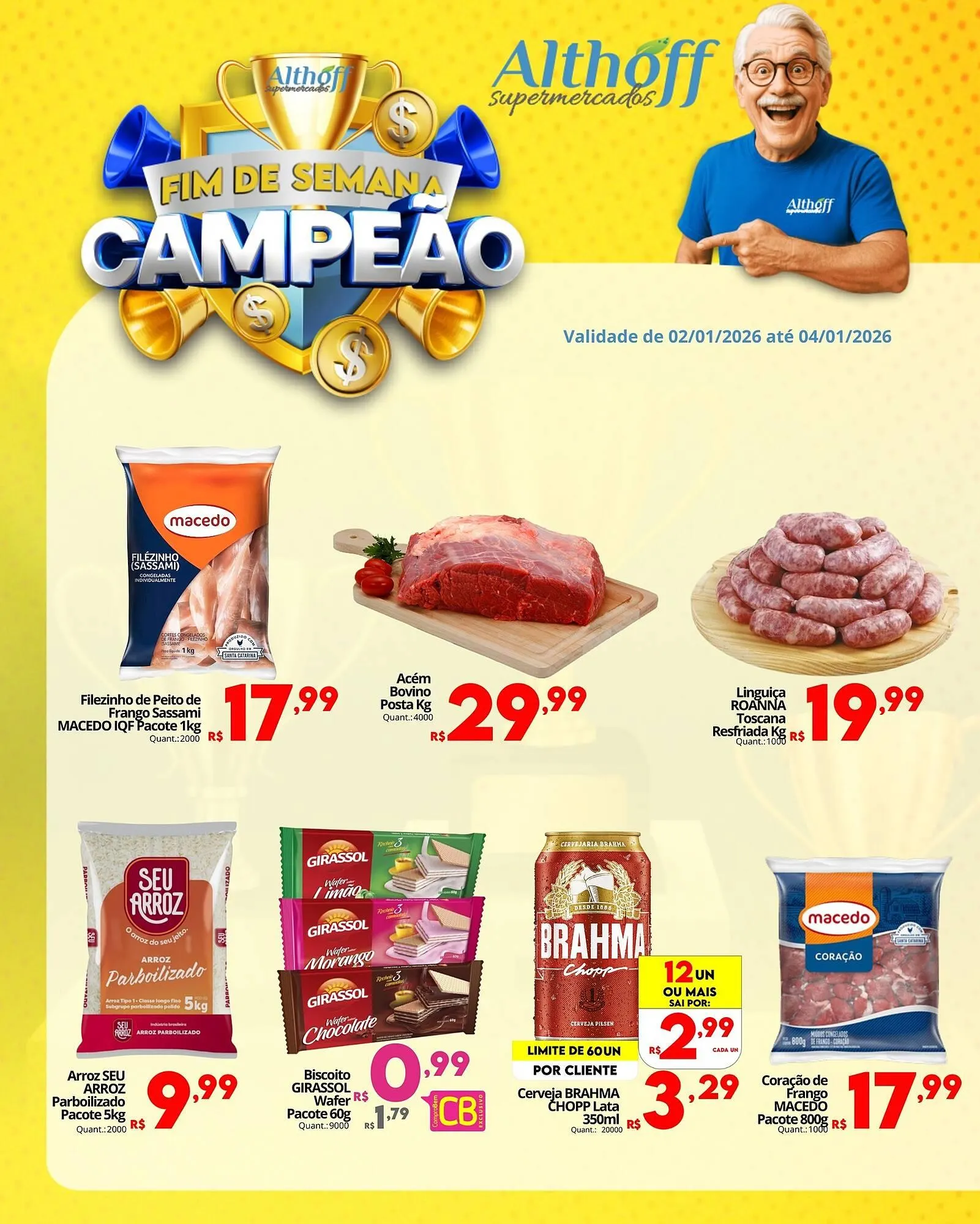 Encarte de Encarte Althoff Supermercados 2 de janeiro até 4 de janeiro 2026 - Pagina 1
