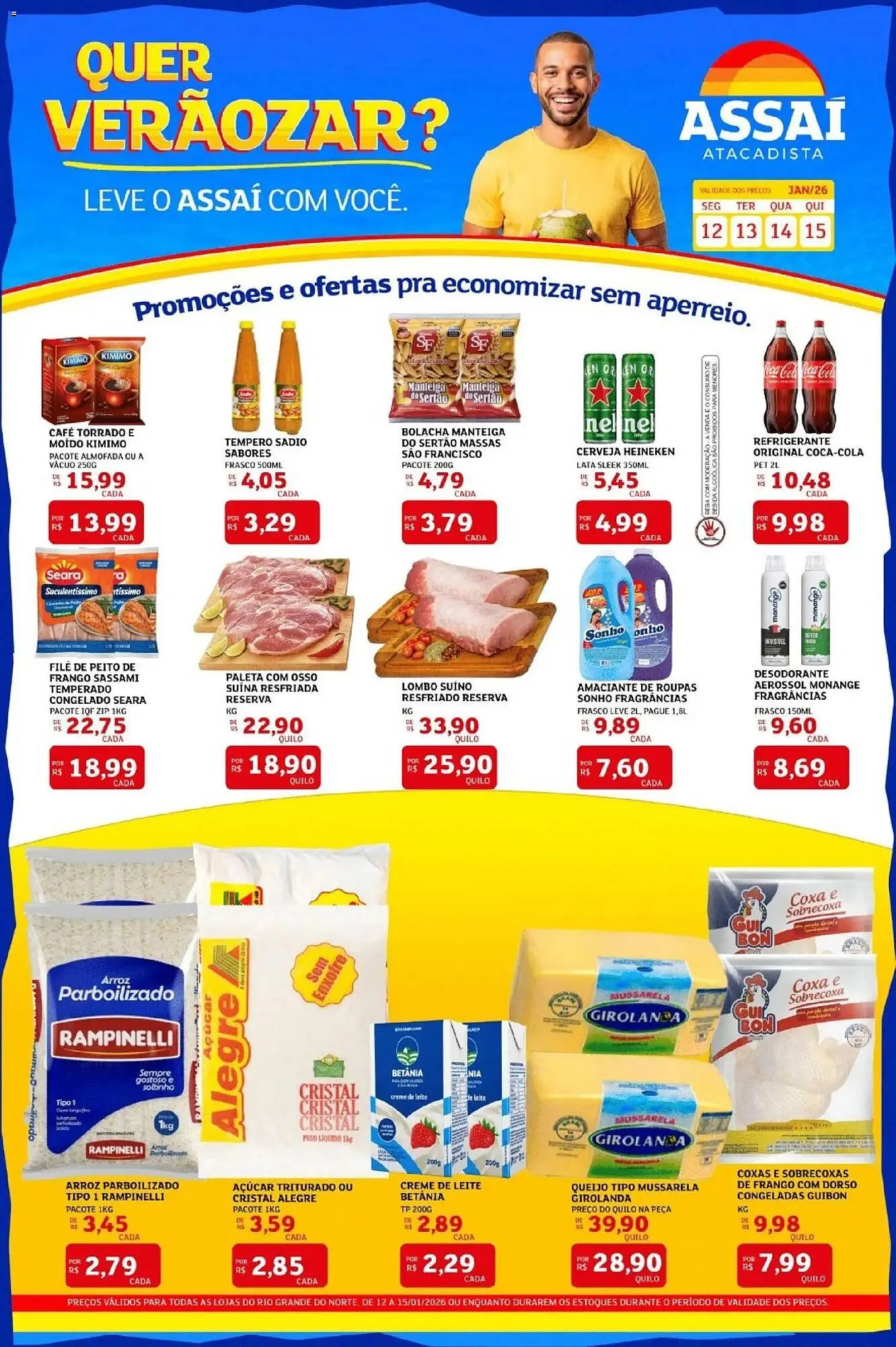 Encarte de Encarte Assaí Atacadista 12 de janeiro até 15 de janeiro 2026 - Pagina 1
