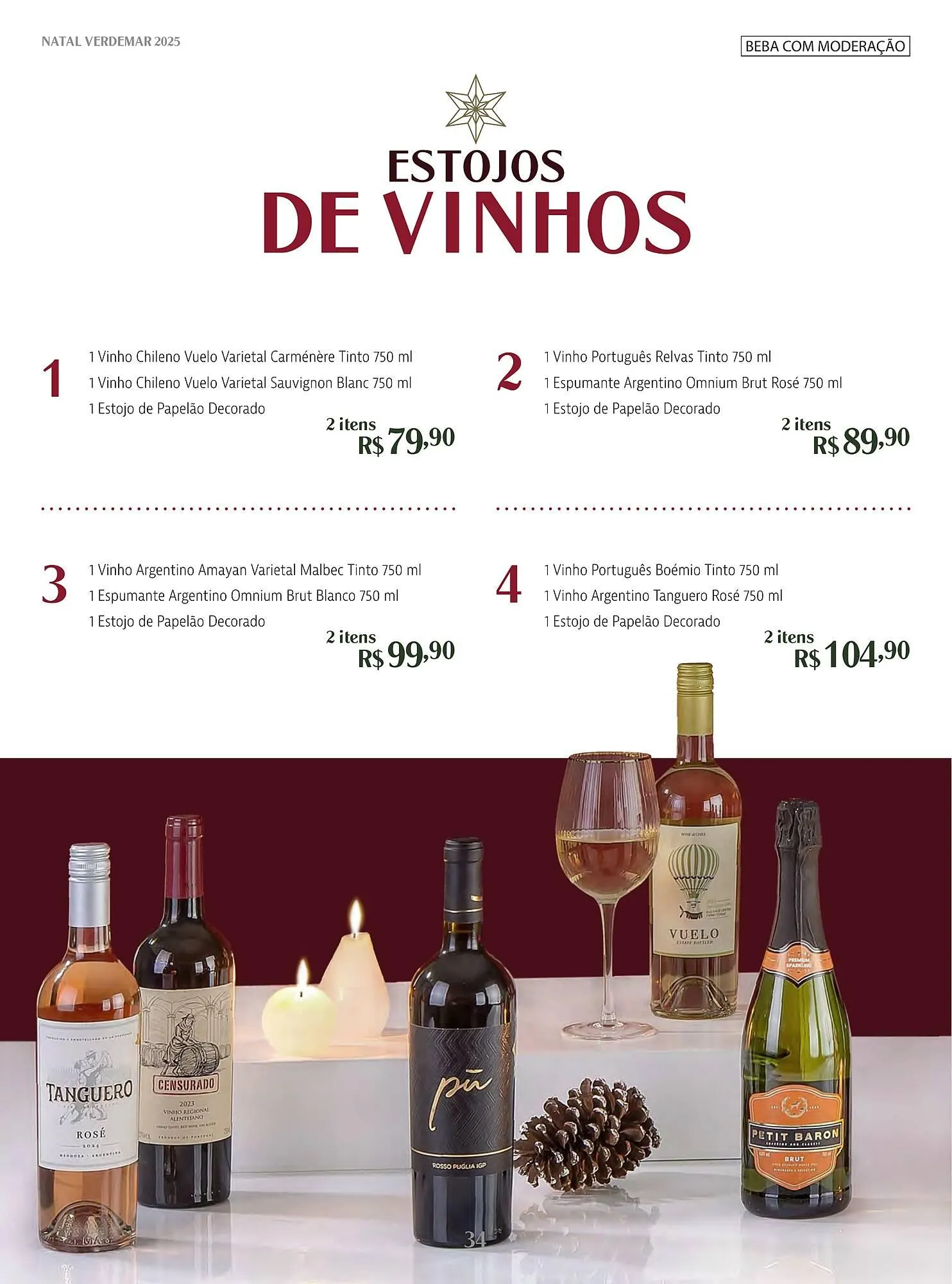 Encarte de Catálogo Verdemar Supermercado 1 de dezembro até 25 de dezembro 2025 - Pagina 34