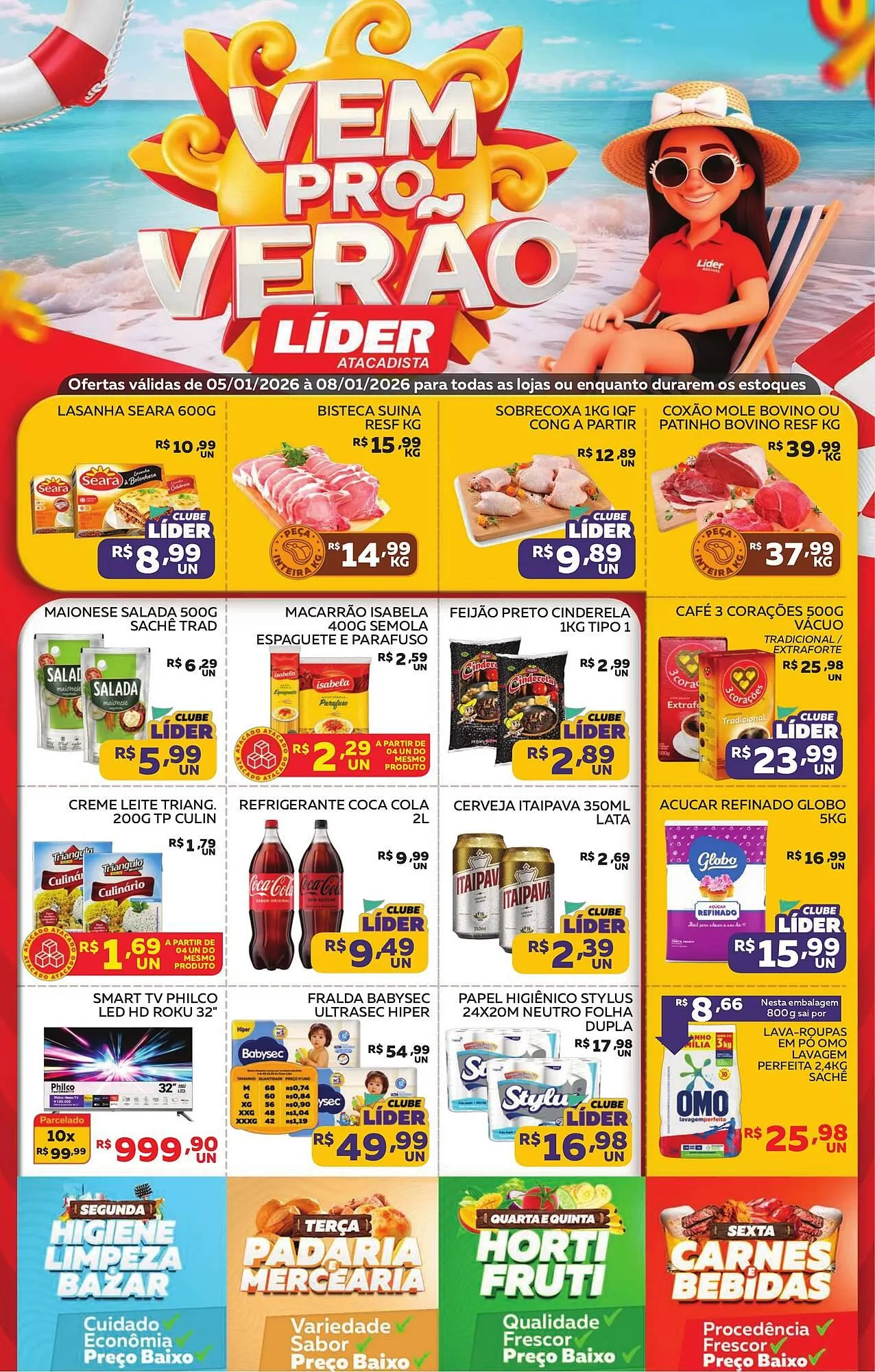 Encarte de Encarte Lider Atacadista 7 de janeiro até 8 de janeiro 2026 - Pagina 1
