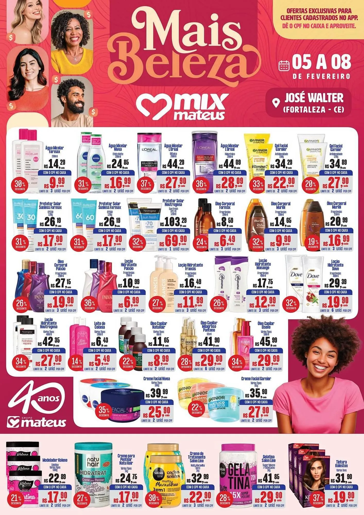 Encarte de Catálogo Supermercados Mateus 5 de fevereiro até 8 de fevereiro 2026 - Pagina 1