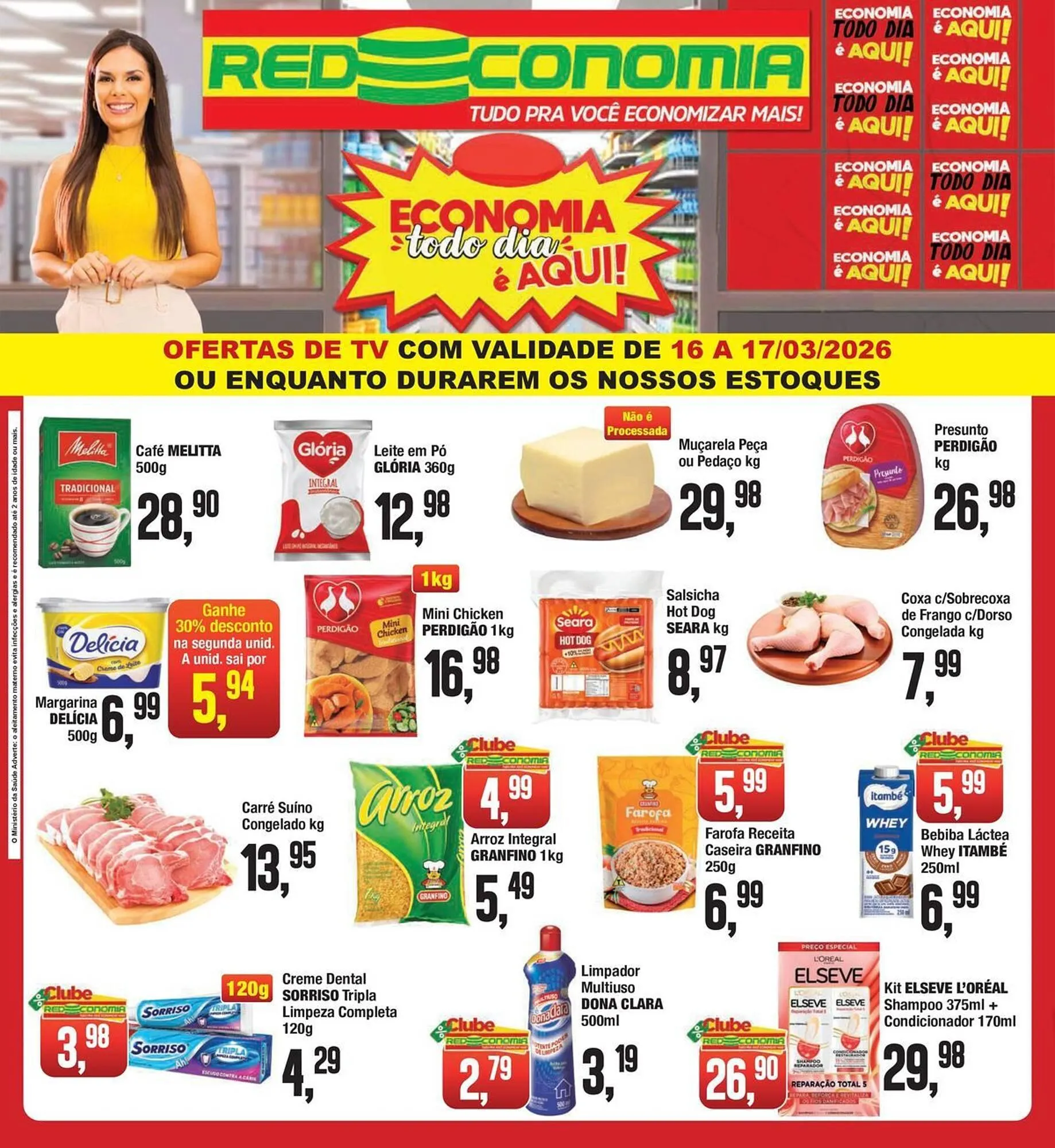 Encarte de Encarte Rede Economia 16 de março até 17 de março 2026 - Pagina 1
