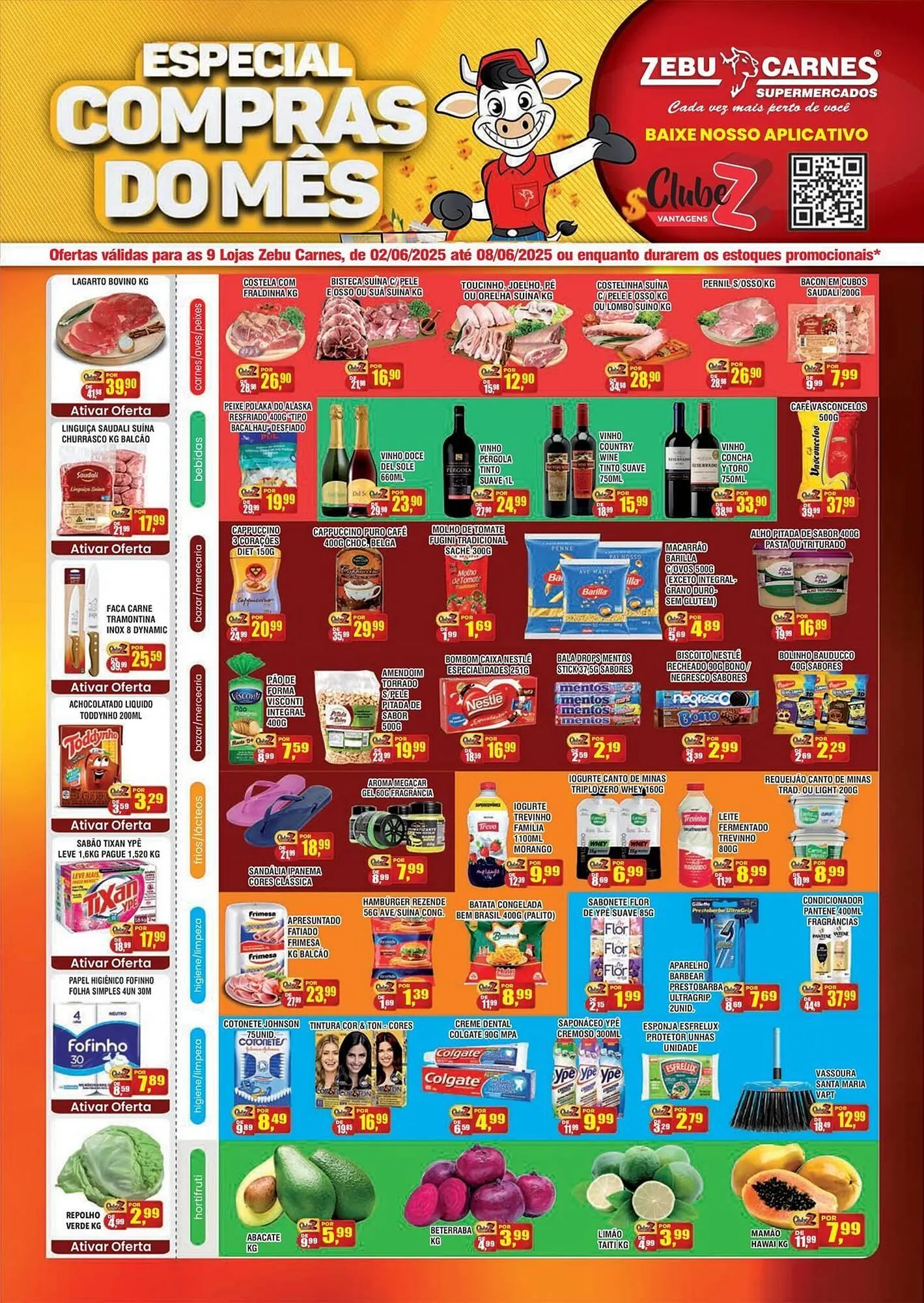 Encarte de Catálogo Zebu Carnes Supermercados 2 de junho até 8 de junho 2025 - Pagina 1