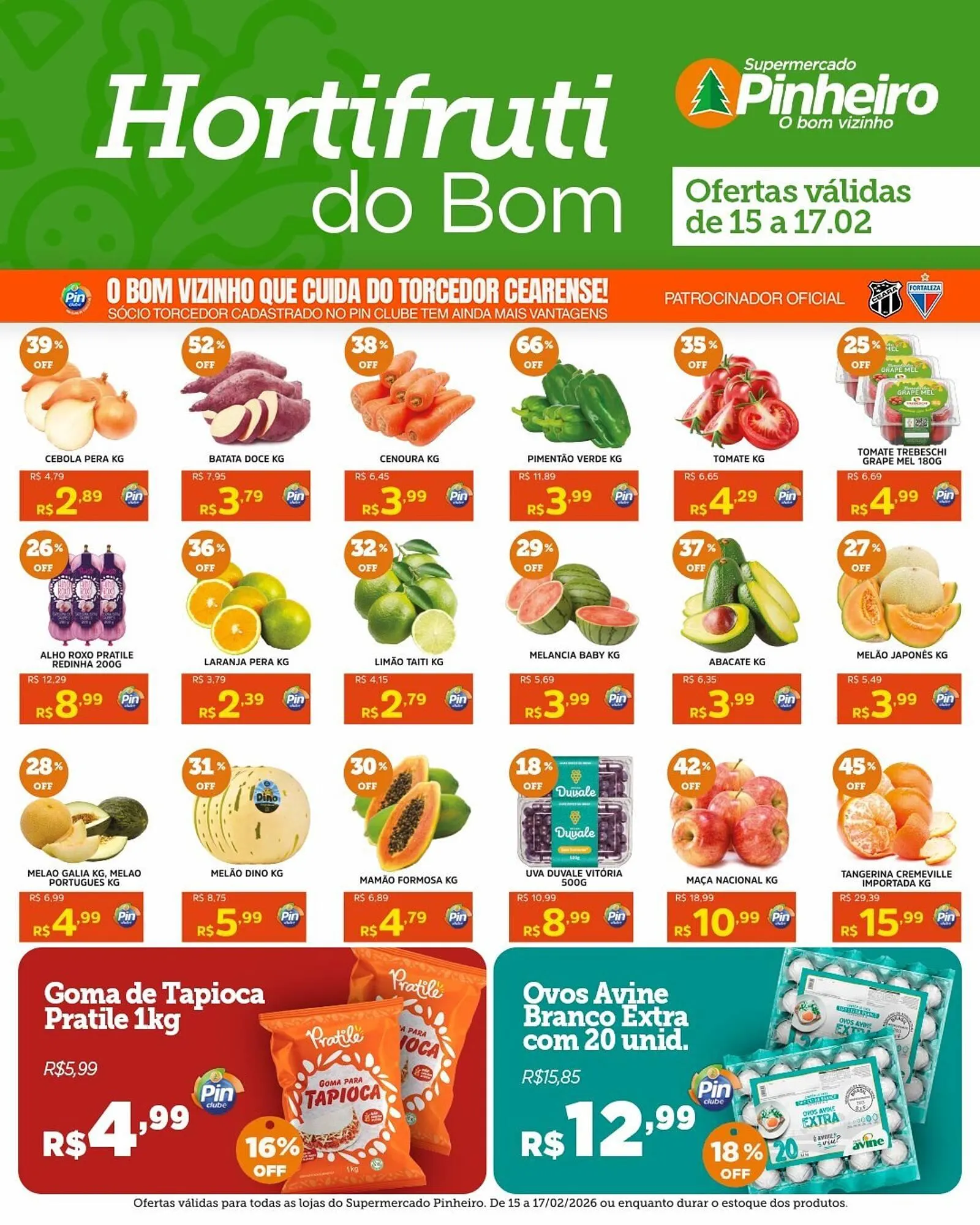 Encarte de Encarte Pinheiro Supermercado 15 de fevereiro até 17 de fevereiro 2026 - Pagina 2