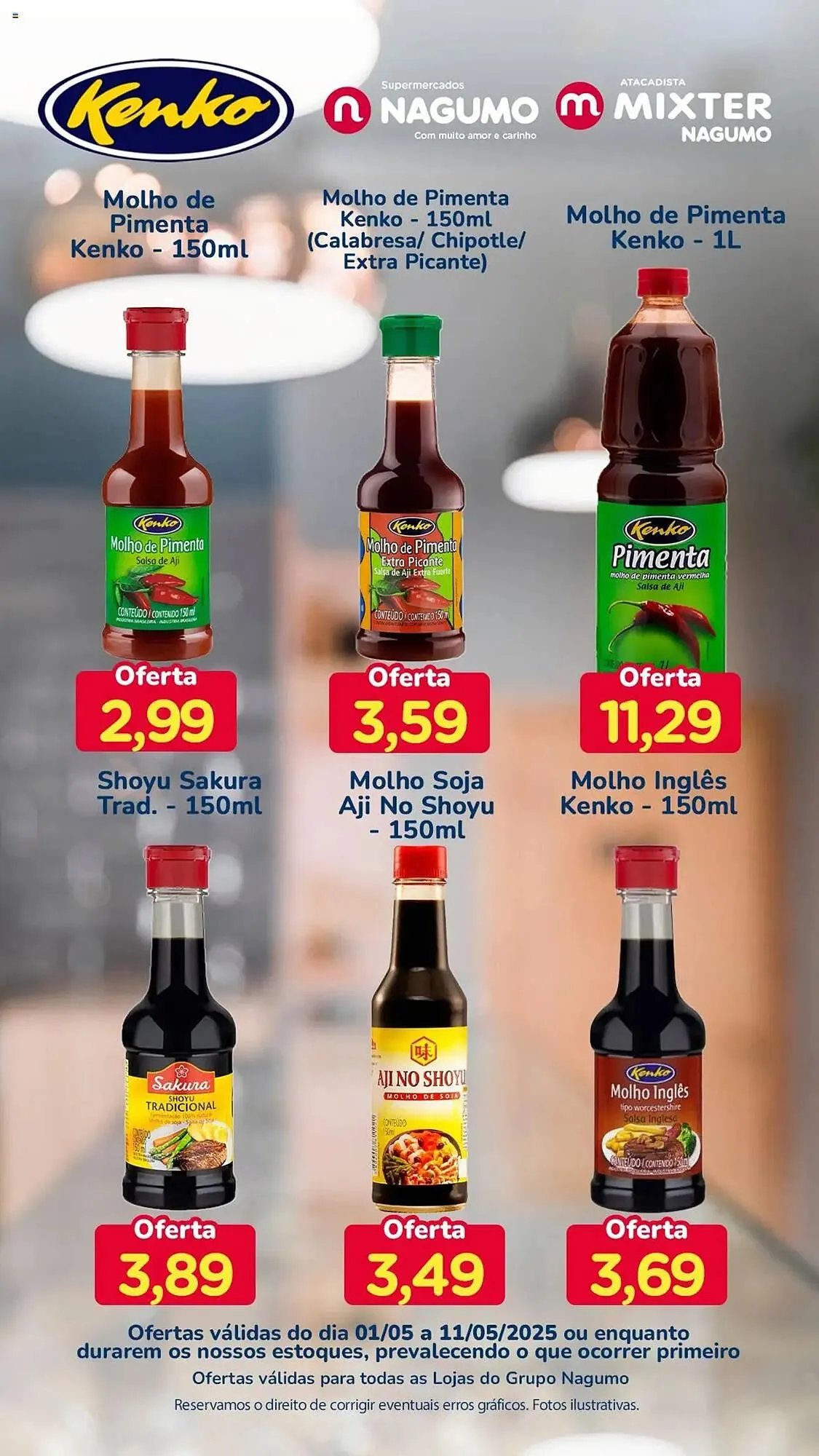 Encarte de Catálogo Nagumo 1 de maio até 11 de maio 2025 - Pagina 1