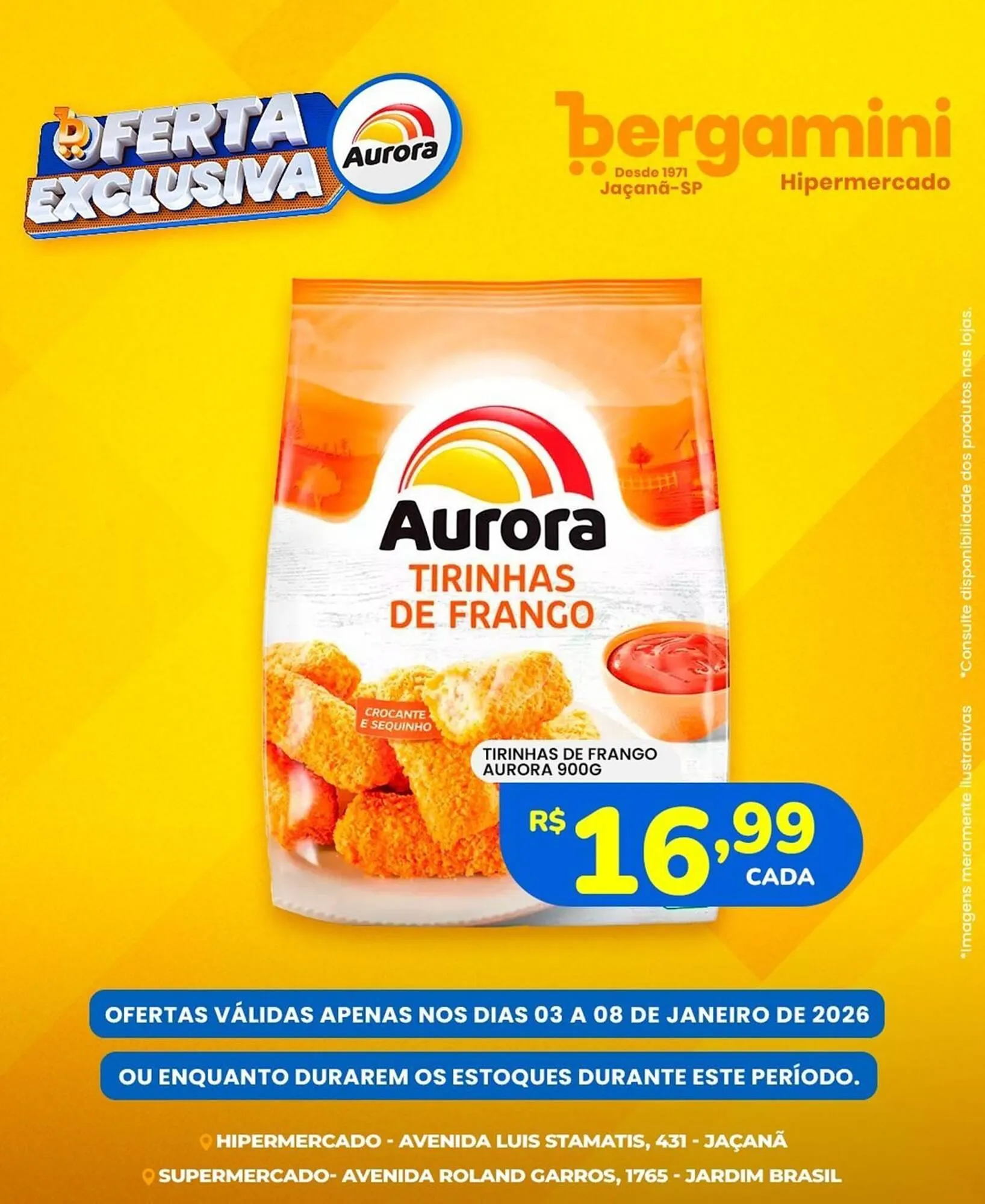 Encarte de Catálogo Supermercado Bergamini 3 de janeiro até 8 de janeiro 2026 - Pagina 1