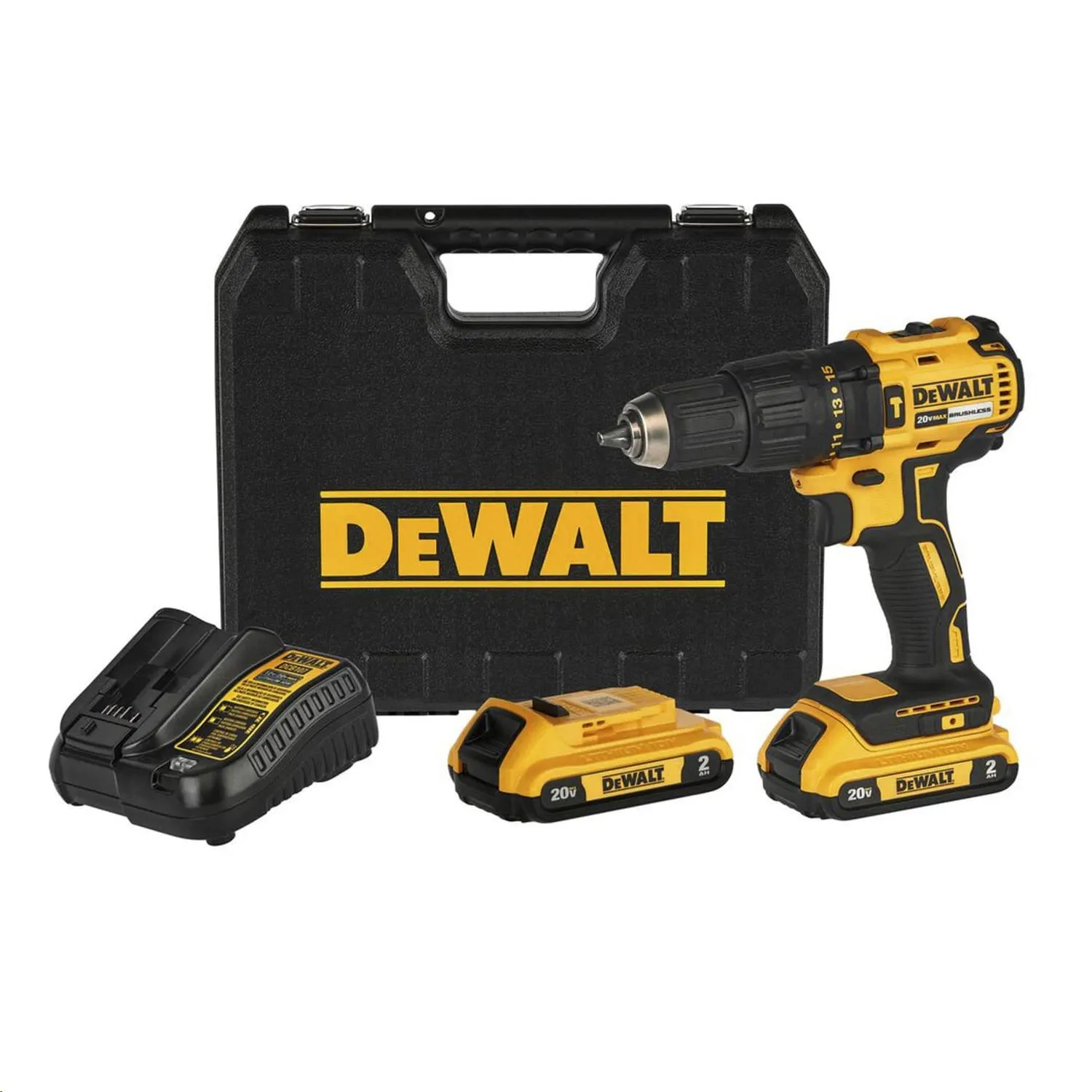 Furadeira e Parafusadeira a Bateria 20V com Impacto Reversível Bivolt DCD7781D2BR - DeWalt