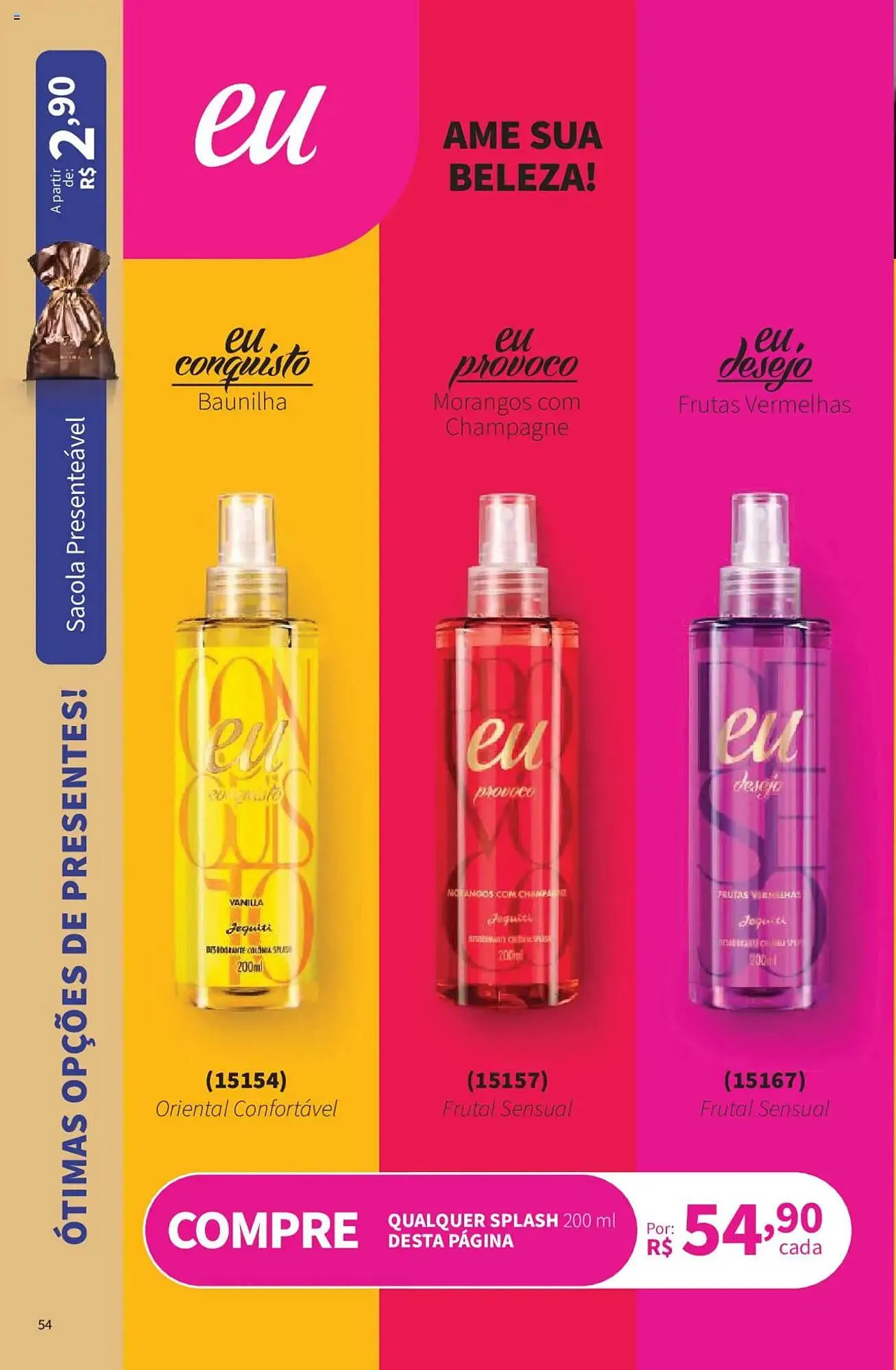 Encarte de Catálogo Jequiti 19 de junho até 17 de julho 2025 - Pagina 54