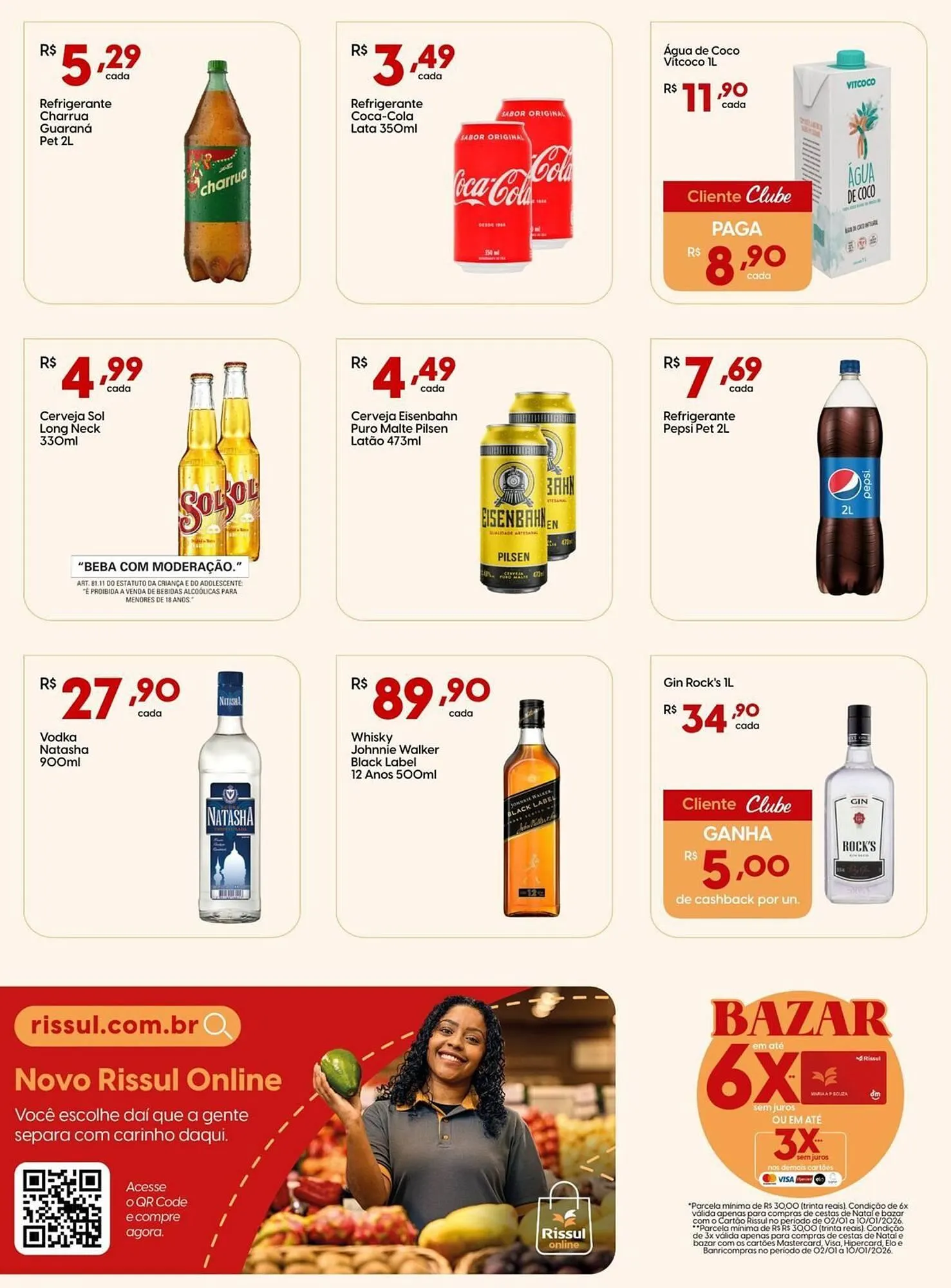 Encarte de Catálogo Supper Rissul 2 de janeiro até 10 de janeiro 2026 - Pagina 7