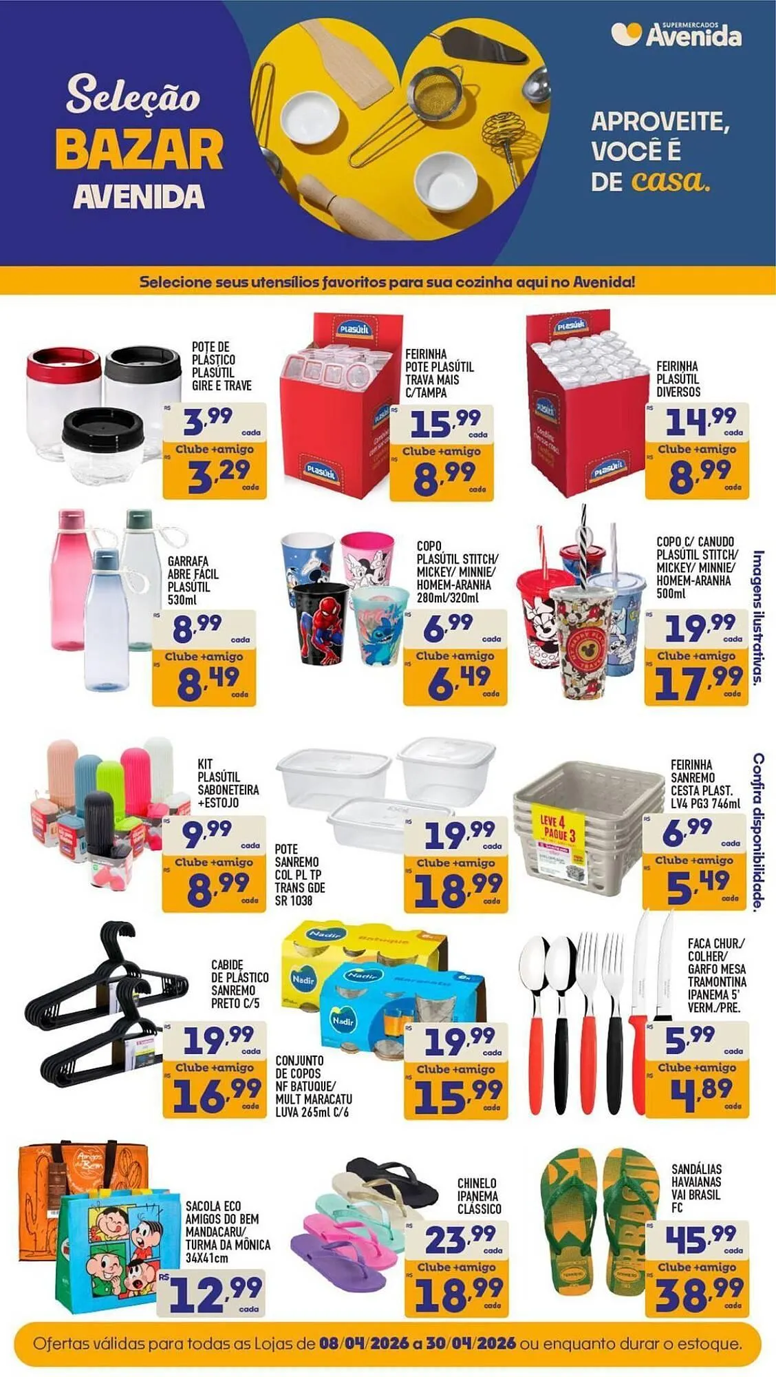 Encarte de Catálogo Supermercados Avenida 29 de abril até 30 de abril 2026 - Pagina 1