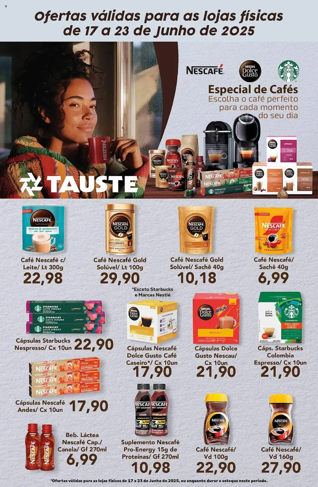 Encarte de Catálogo Supermercados Tauste 17 de junho até 24 de junho 2025 - Pagina 1