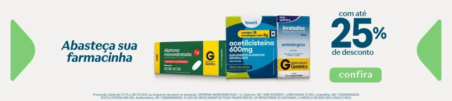 Encarte de Encarte Droga Raia 27 de outubro até 30 de outubro 2025 - Pagina 6