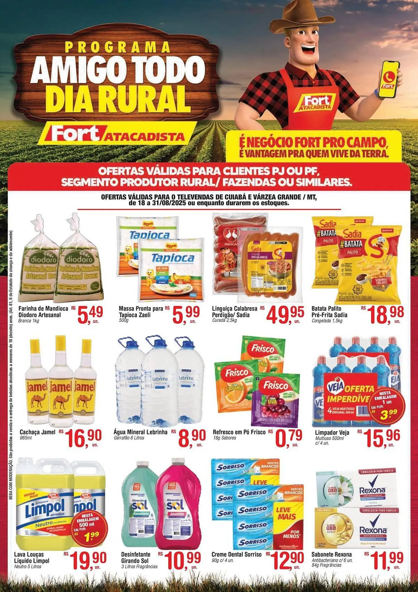 Encarte de Catálogo Fort Atacadista 18 de agosto até 31 de agosto 2025 - Pagina 1