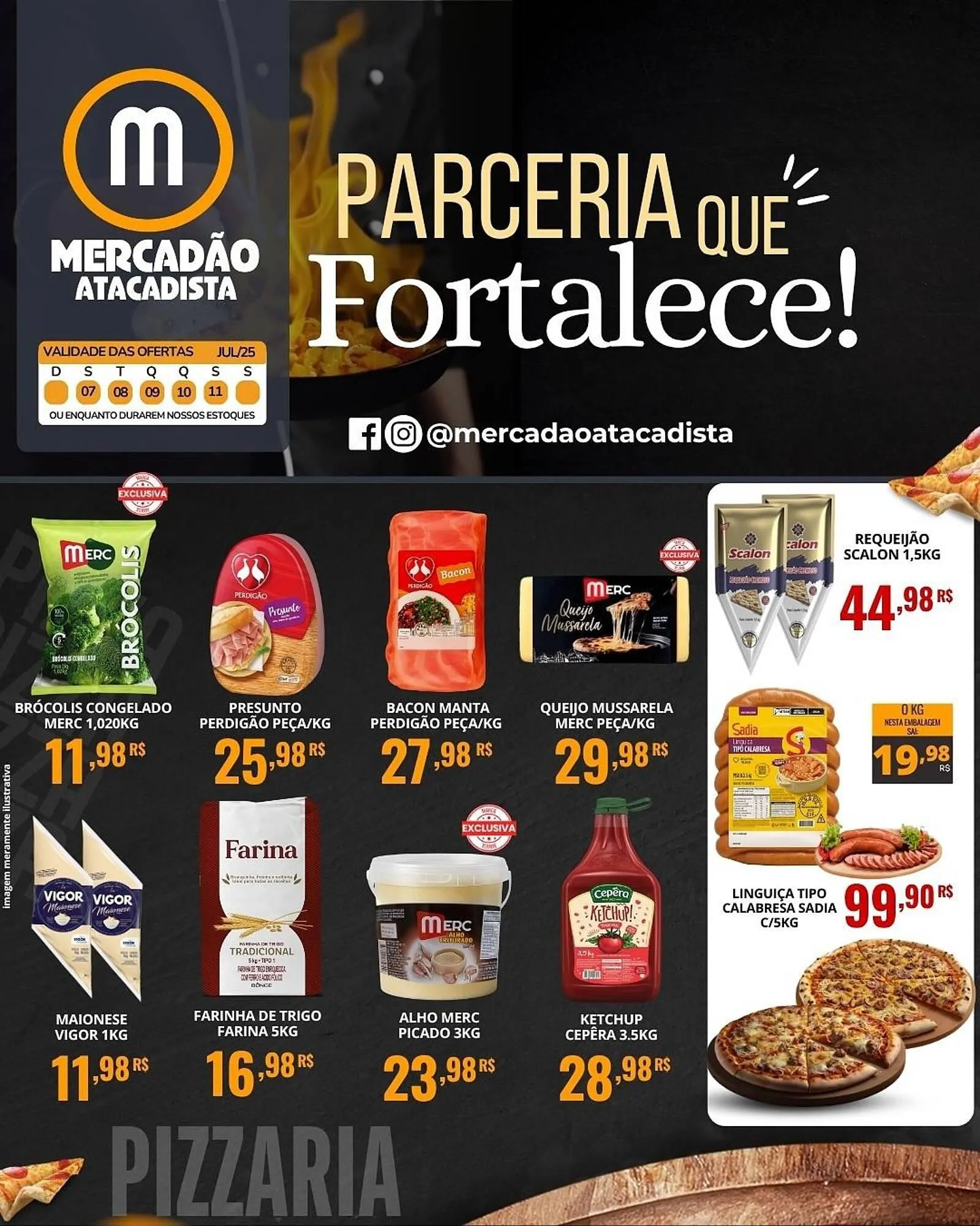 Encarte de Catálogo Mercadão Atacadista 7 de julho até 11 de julho 2025 - Pagina 1