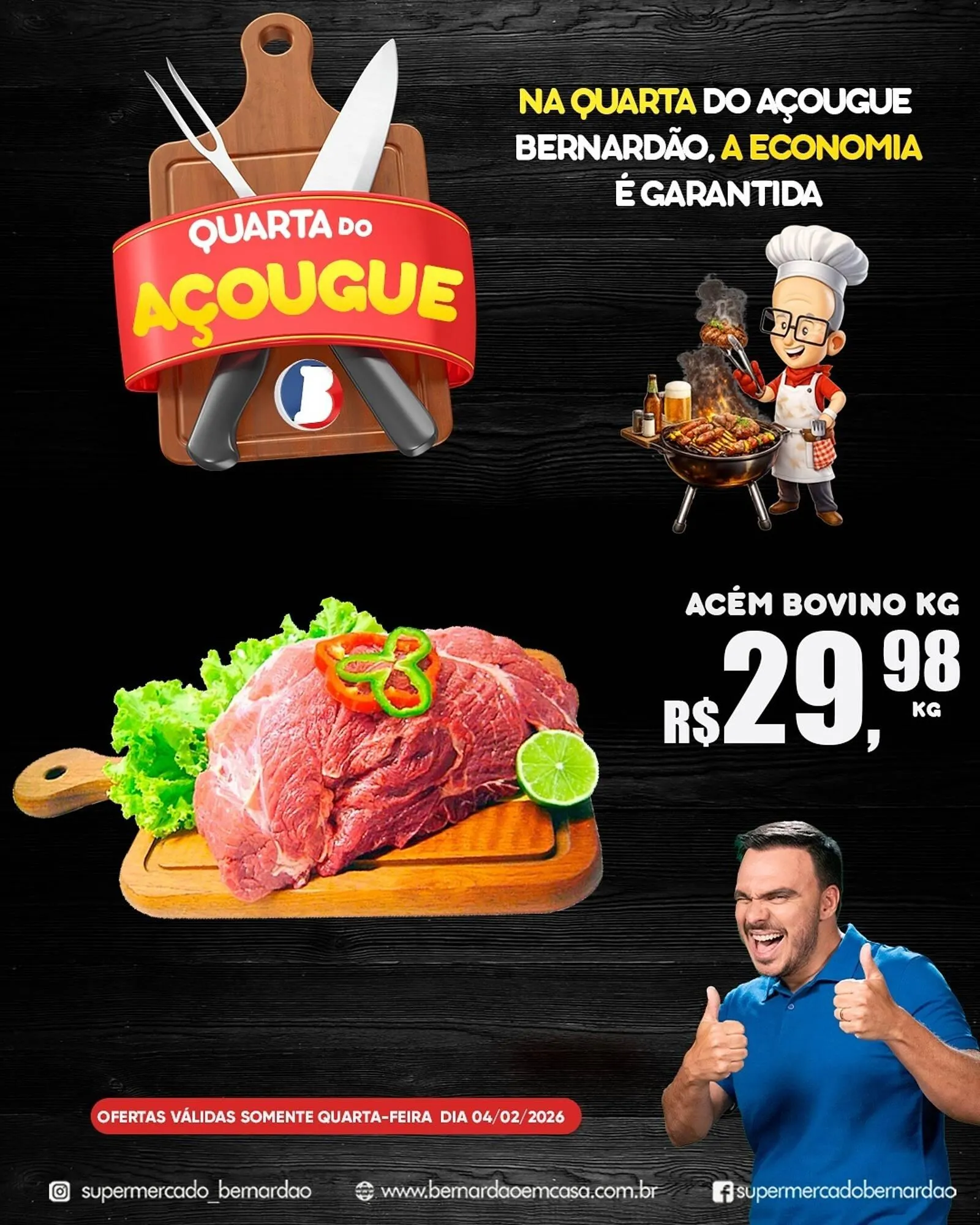 Encarte de Catálogo Supermercado Bernardão 4 de fevereiro até 4 de fevereiro 2026 - Pagina 3