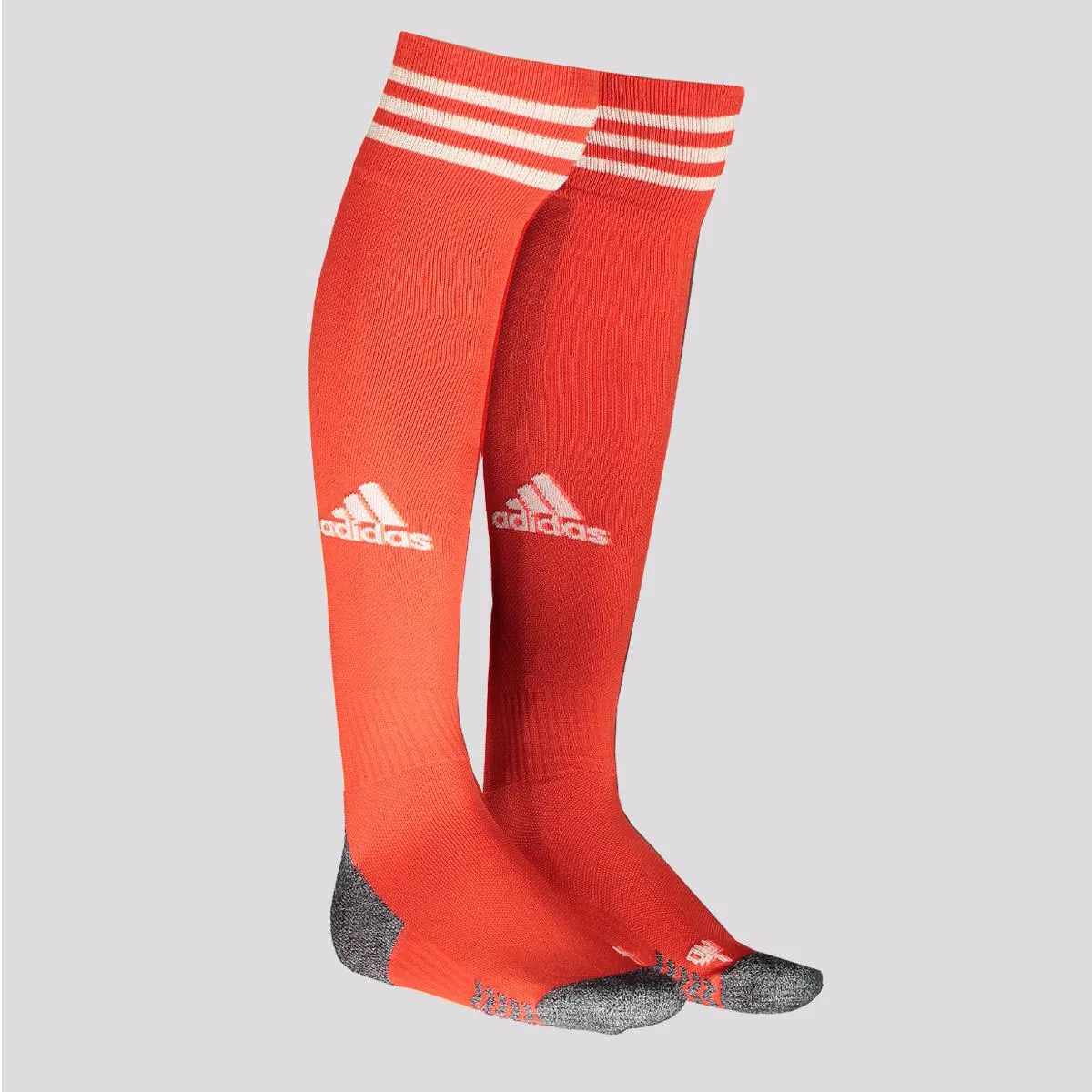 Meião Adidas Adisock 21 Vermelho e Cinza