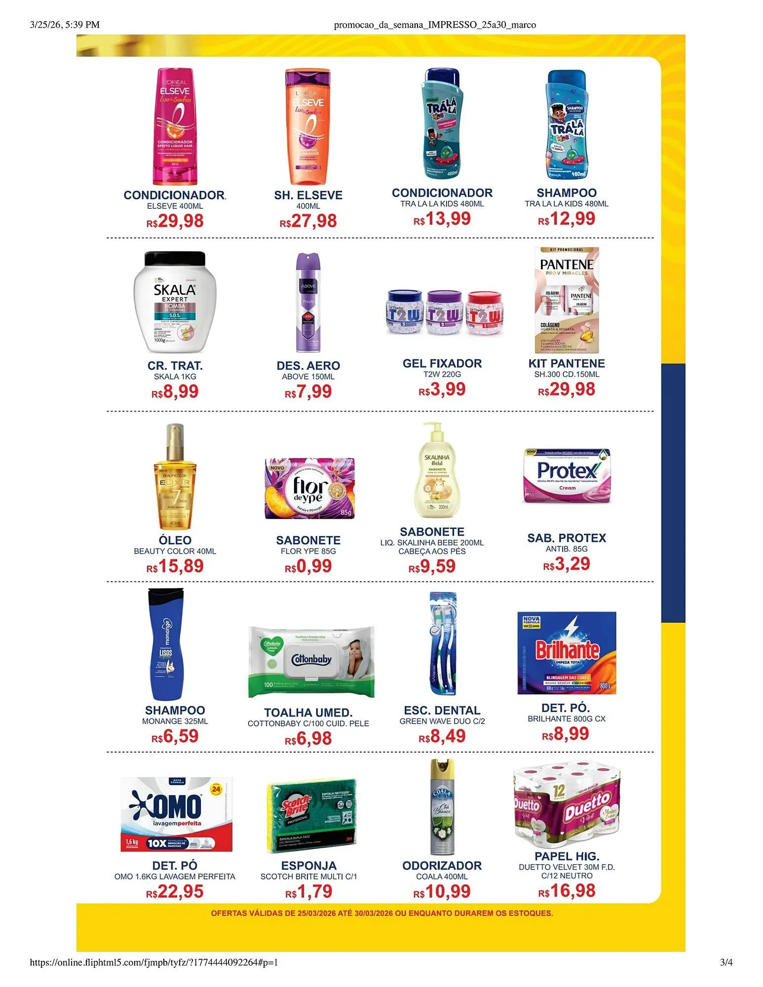 Encarte de Catálogo Supermercado Vitorino 25 de março até 30 de março 2026 - Pagina 3