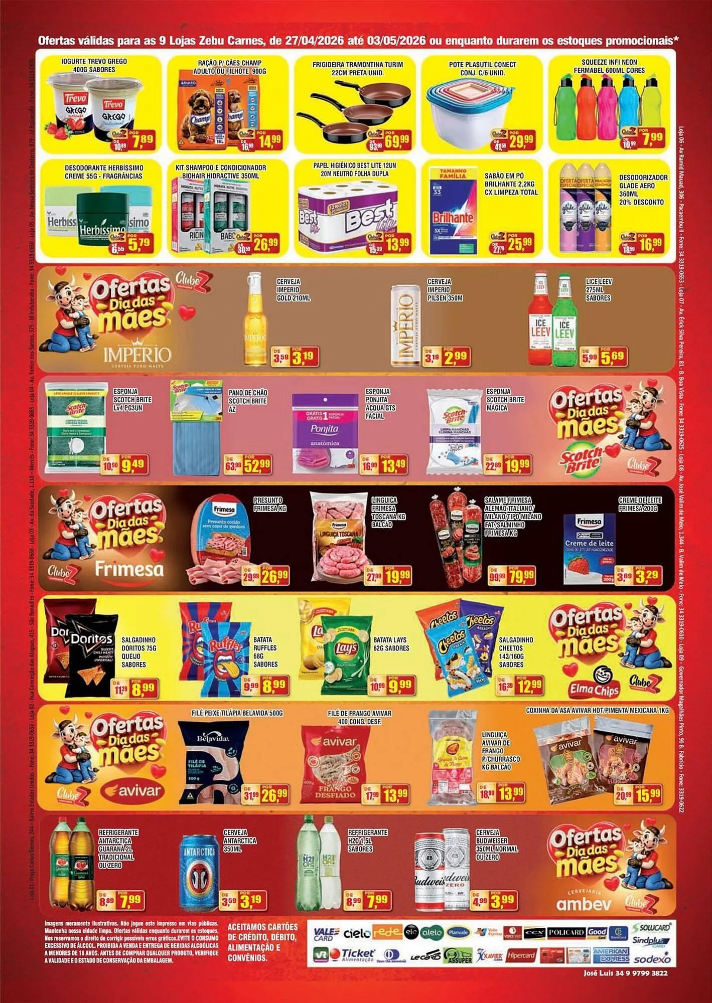 Encarte de Catálogo Zebu Carnes Supermercados 27 de abril até 3 de maio 2026 - Pagina 2