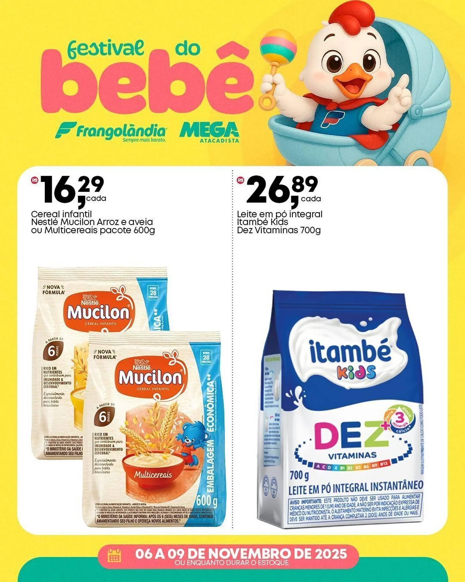 Encarte de Encarte Frangolândia 6 de novembro até 9 de novembro 2025 - Pagina 3