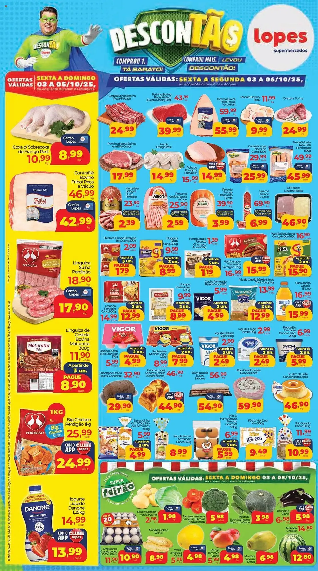 Encarte de Folheto Lopes Supermercados 3 de outubro até 6 de outubro 2025 - Pagina 2