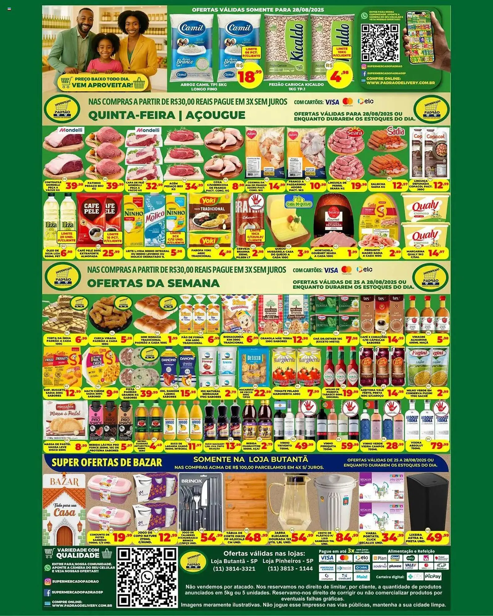 Encarte de Catálogo Supermercado Padrão 25 de agosto até 28 de agosto 2025 - Pagina 2