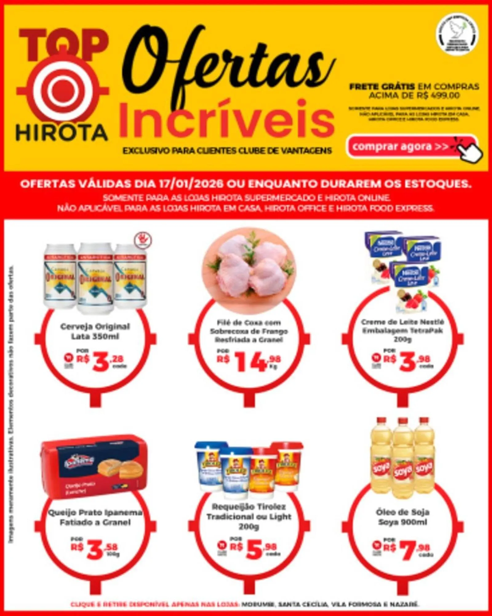 Encarte de Catálogo Hirota Food Supermercado 16 de janeiro até 17 de janeiro 2026 - Pagina 1