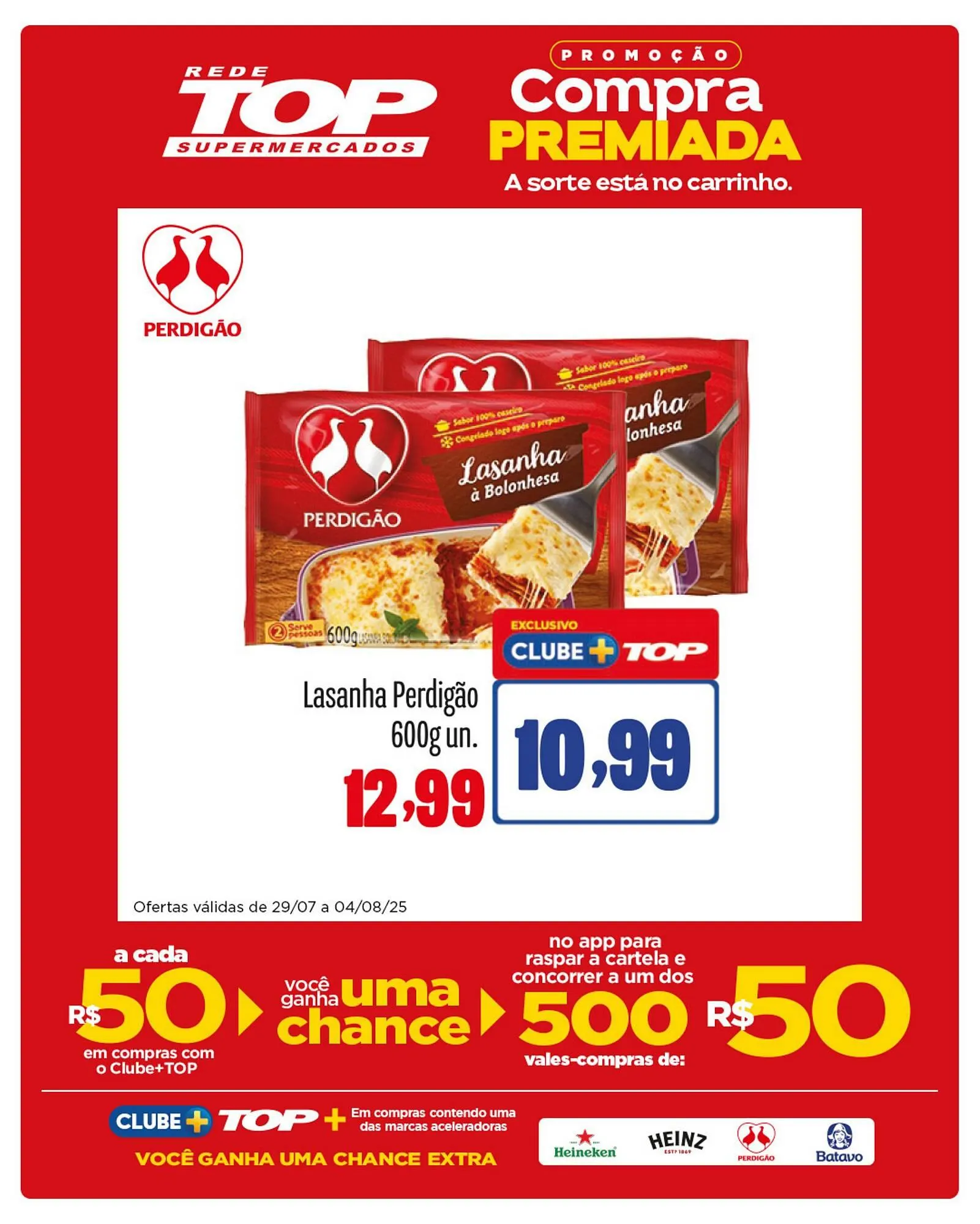 Encarte de Catálogo Rede Top 29 de julho até 4 de agosto 2025 - Pagina 1