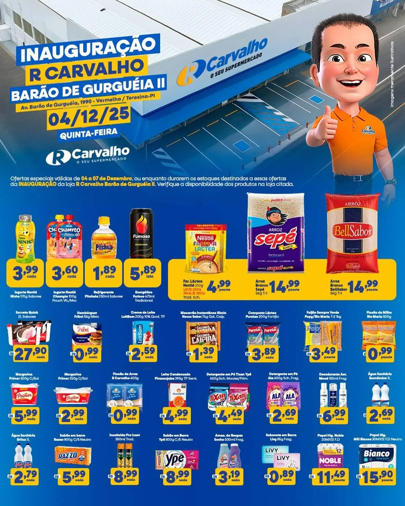 Encarte de Catálogo Carvalho Supermercado 4 de dezembro até 7 de dezembro 2025 - Pagina 2