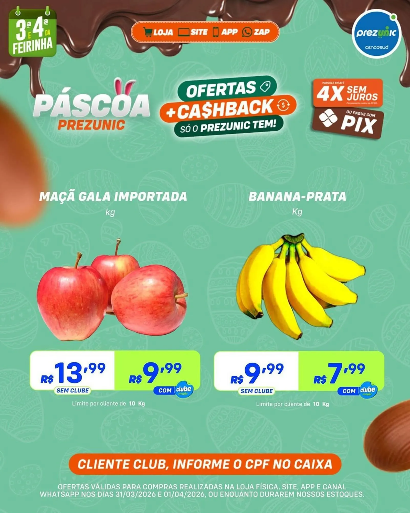 Encarte de Encarte Prezunic 31 de março até 1 de abril 2026 - Pagina 2