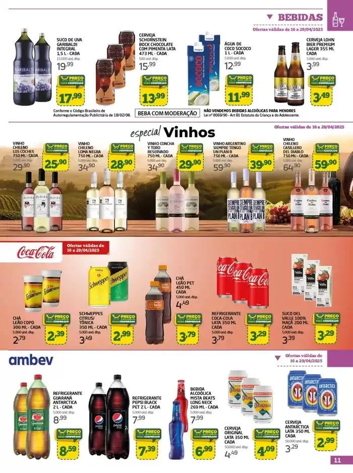 Encarte de Tabloide Quinzenal 16 de abril até 29 de abril 2025 - Pagina 11