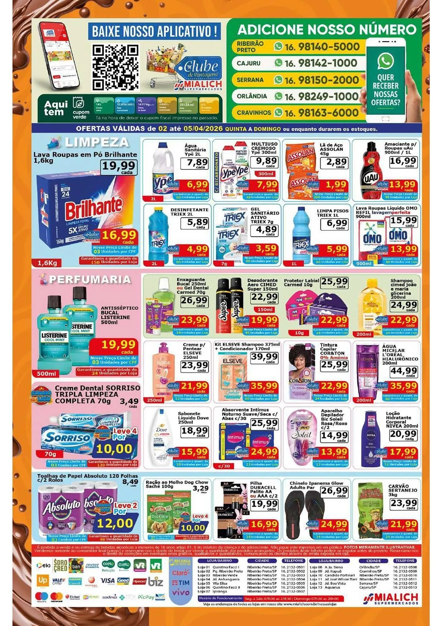 Encarte de Catálogo Mialich Supermercados 2 de abril até 5 de abril 2026 - Pagina 4