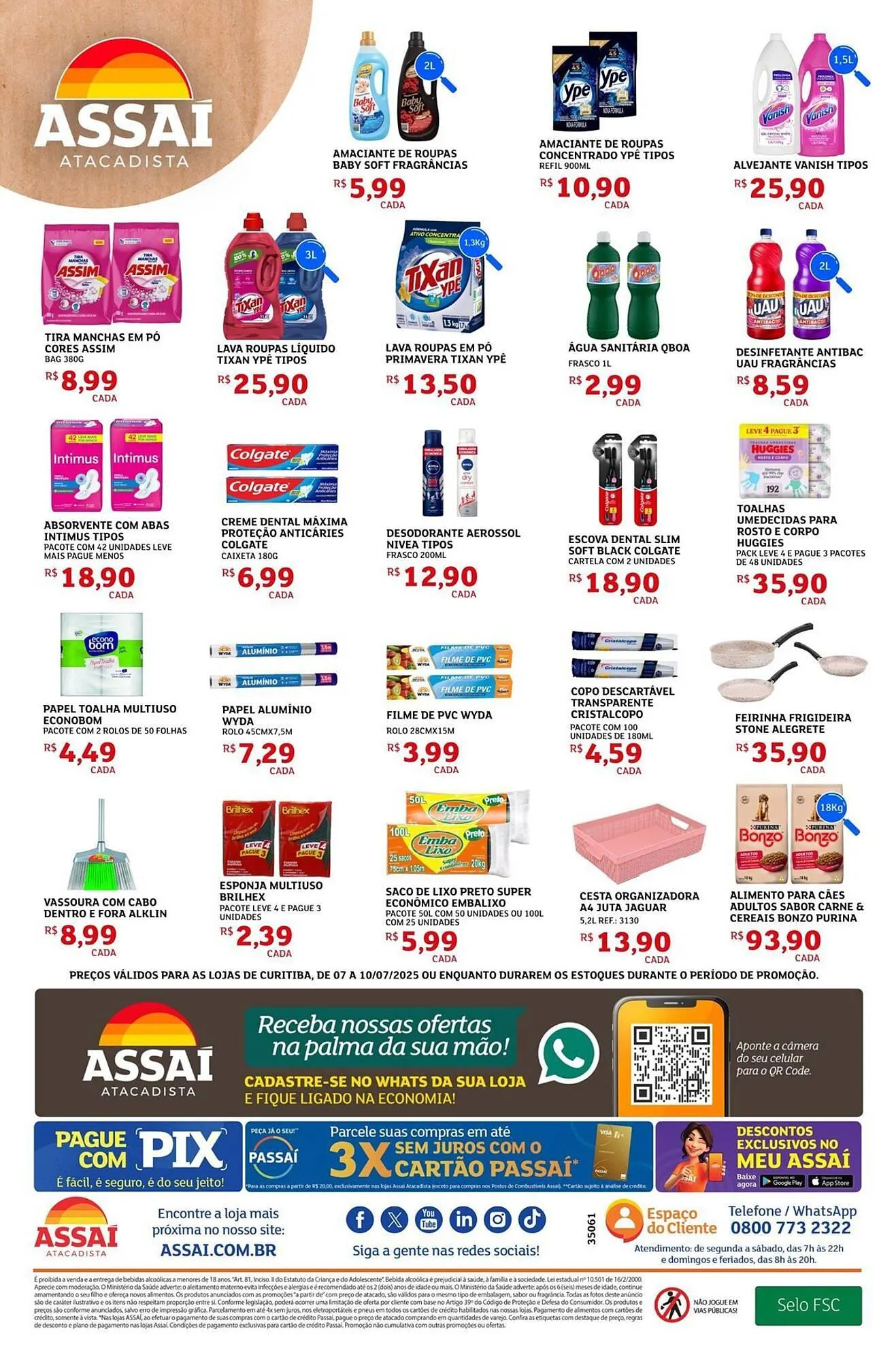 Encarte de Catálogo Assaí Atacadista 7 de julho até 10 de julho 2025 - Pagina 4