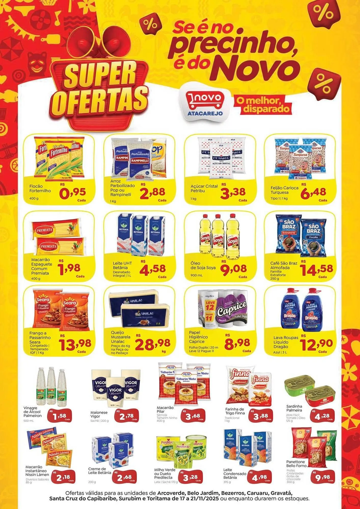 Encarte de Folheto Novo Atacarejo 17 de novembro até 21 de novembro 2025 - Pagina 1