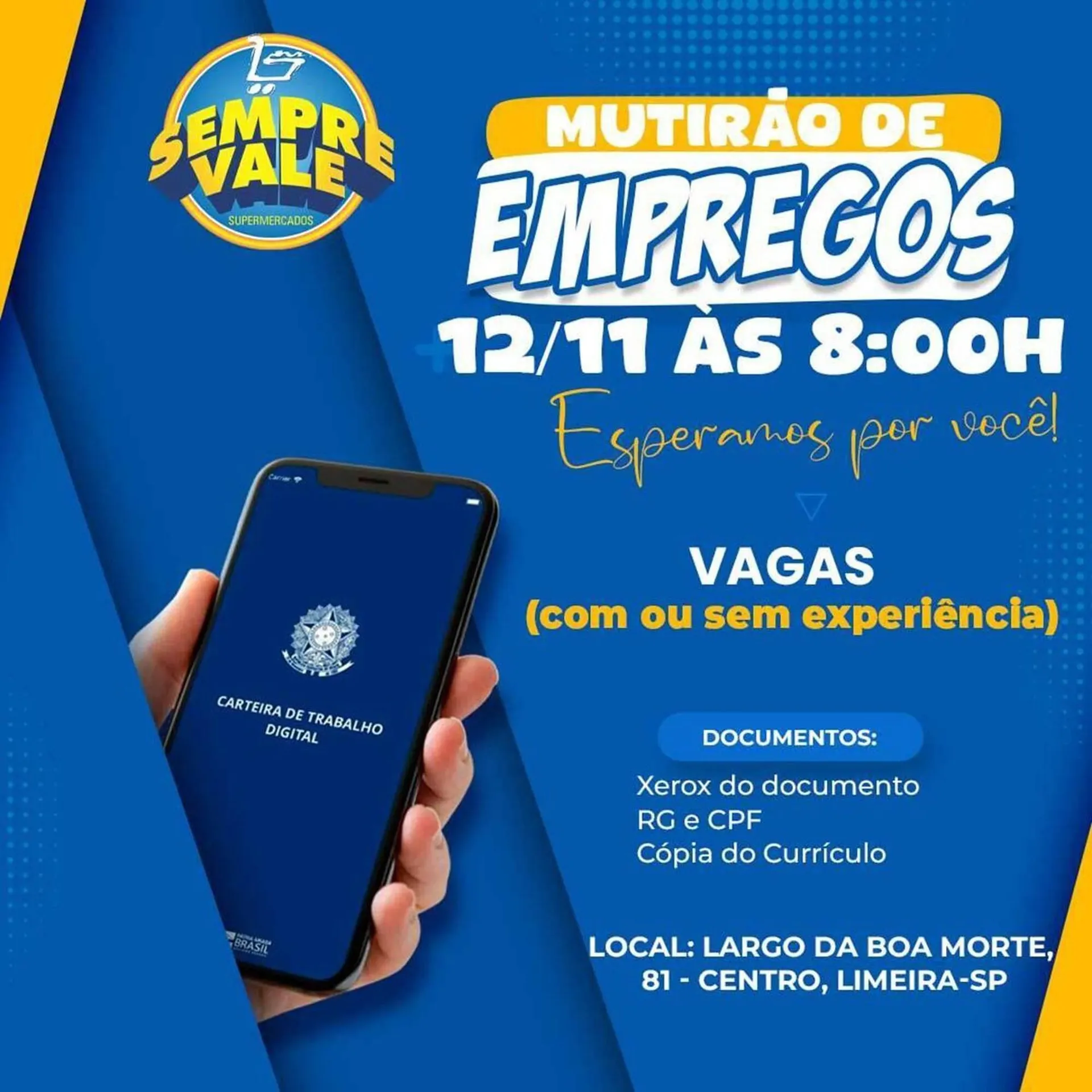 Encarte de Catálogo Sempre Vale Supermercados 12 de novembro até 12 de novembro 2025 - Pagina 1
