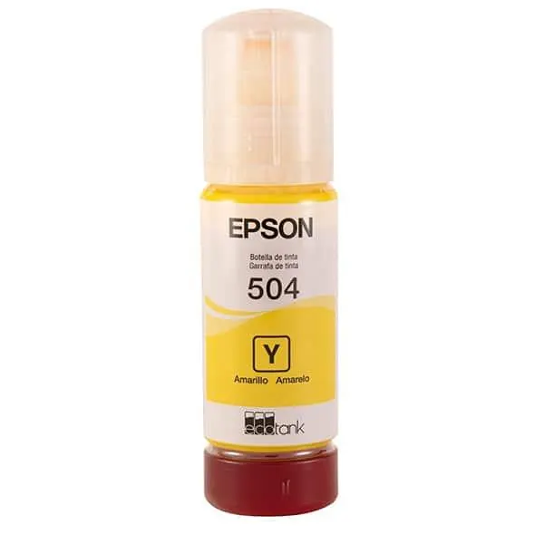 Garrafa para Ecotank amarelo T504 - T50442BR - Epson CX 1 UN
