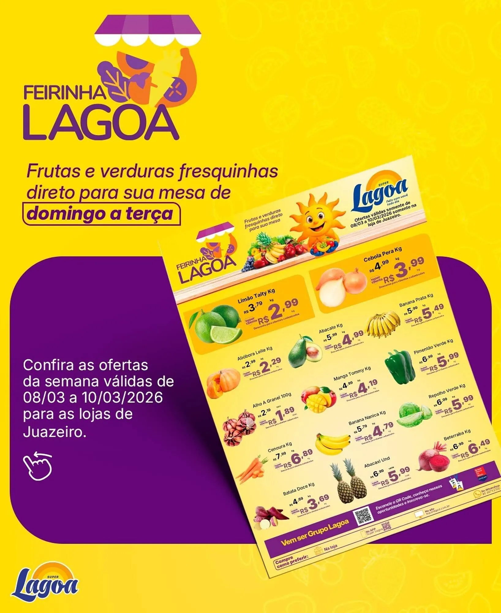 Encarte de Encarte Super Lagoa 6 de março até 10 de março 2026 - Pagina 1