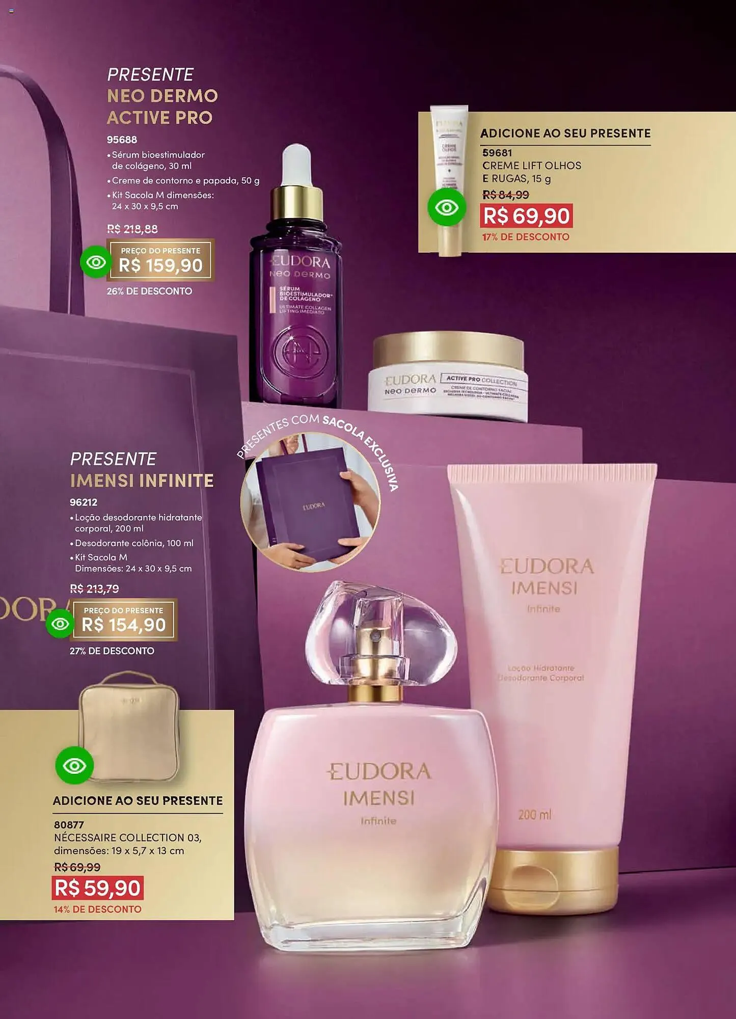 Encarte de Catálogo Eudora 11 de março até 10 de abril 2026 - Pagina 18