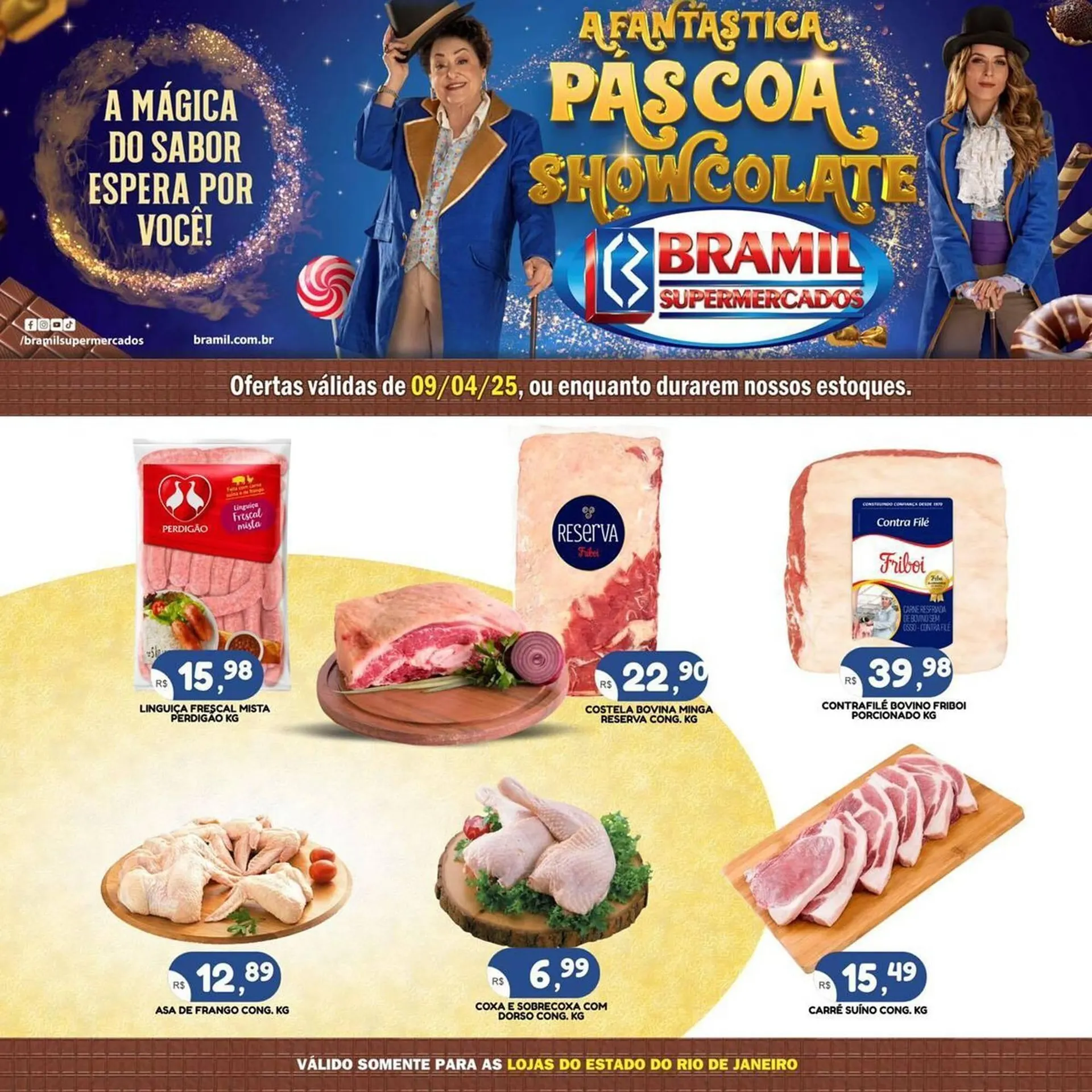 Encarte de Catálogo Bramil Supermercados 9 de abril até 25 de abril 2025 - Pagina 1