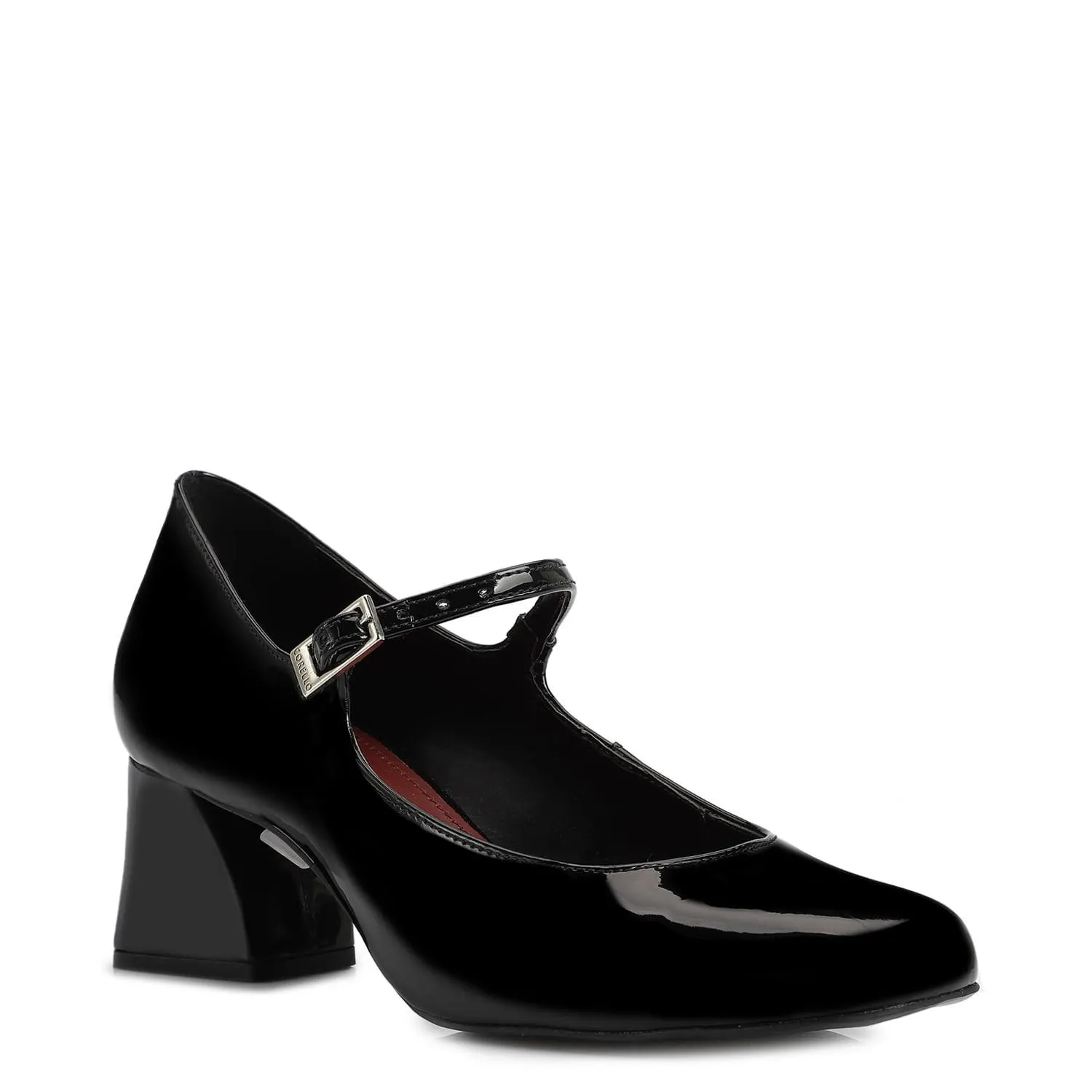 Scarpin Alt Verniz Preto