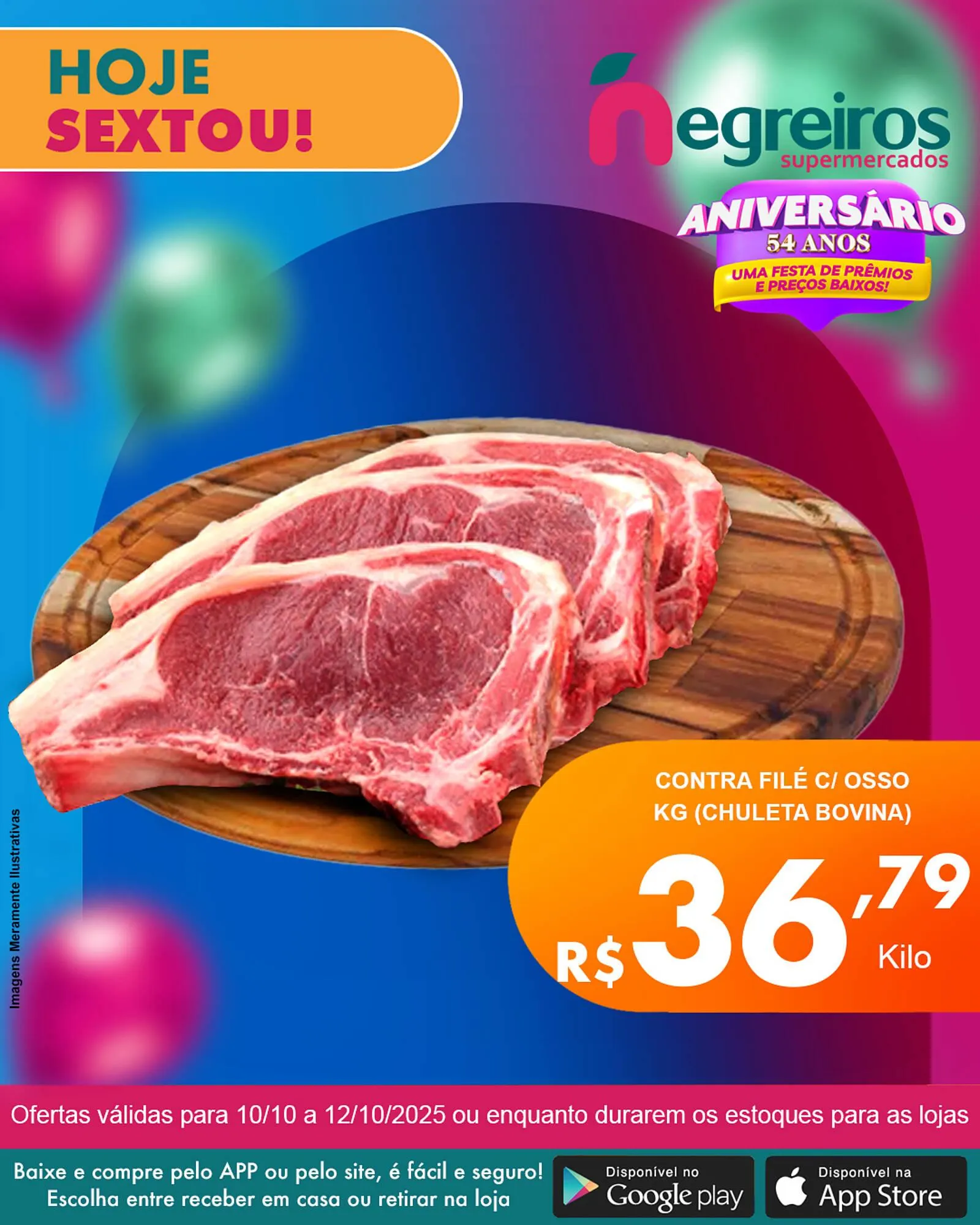 Encarte de Folheto Negreiros 10 de outubro até 12 de outubro 2025 - Pagina 1