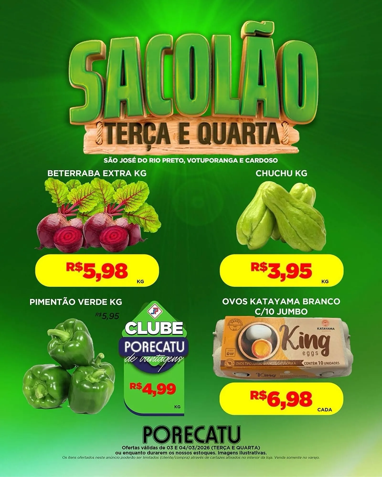 Encarte de Catálogo Supermercado Porecatu 3 de março até 4 de março 2026 - Pagina 3
