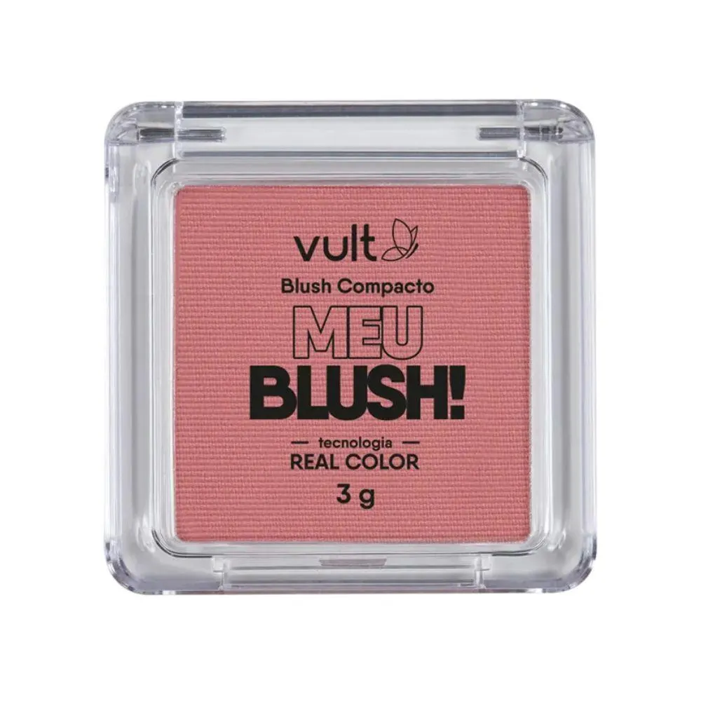 Blush Compacto Vult 3g Malva Matte