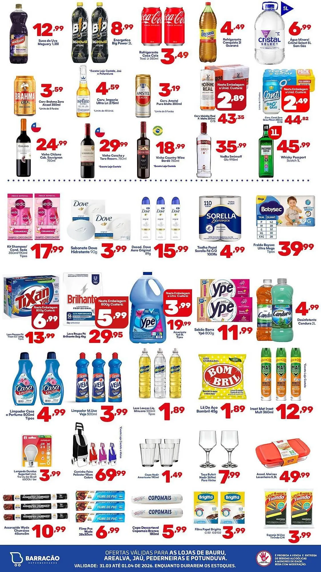 Encarte de Catálogo Barracão Supermercado 31 de março até 1 de abril 2026 - Pagina 4