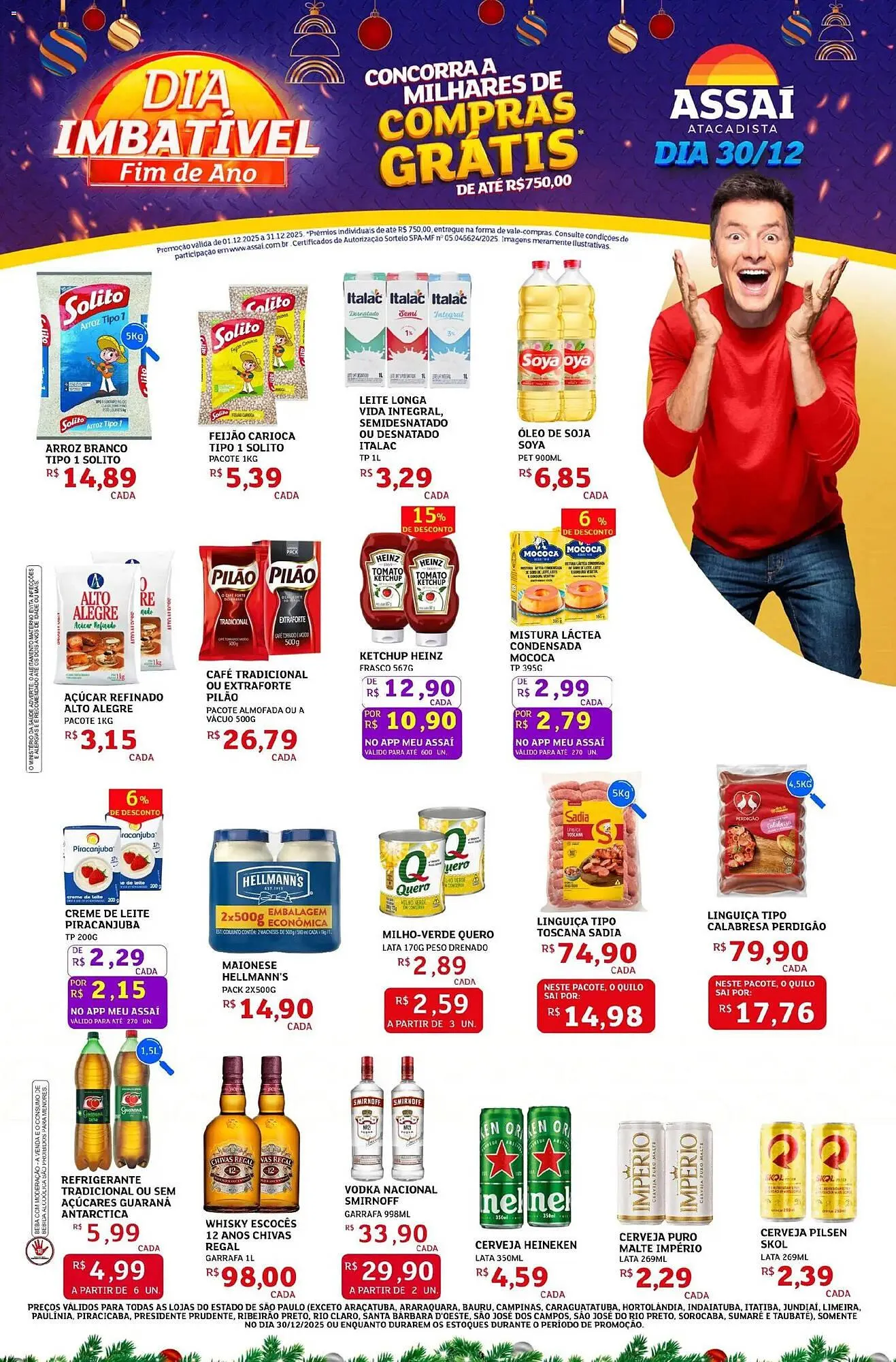 Encarte de Encarte Assaí Atacadista 30 de dezembro até 30 de dezembro 2025 - Pagina 1