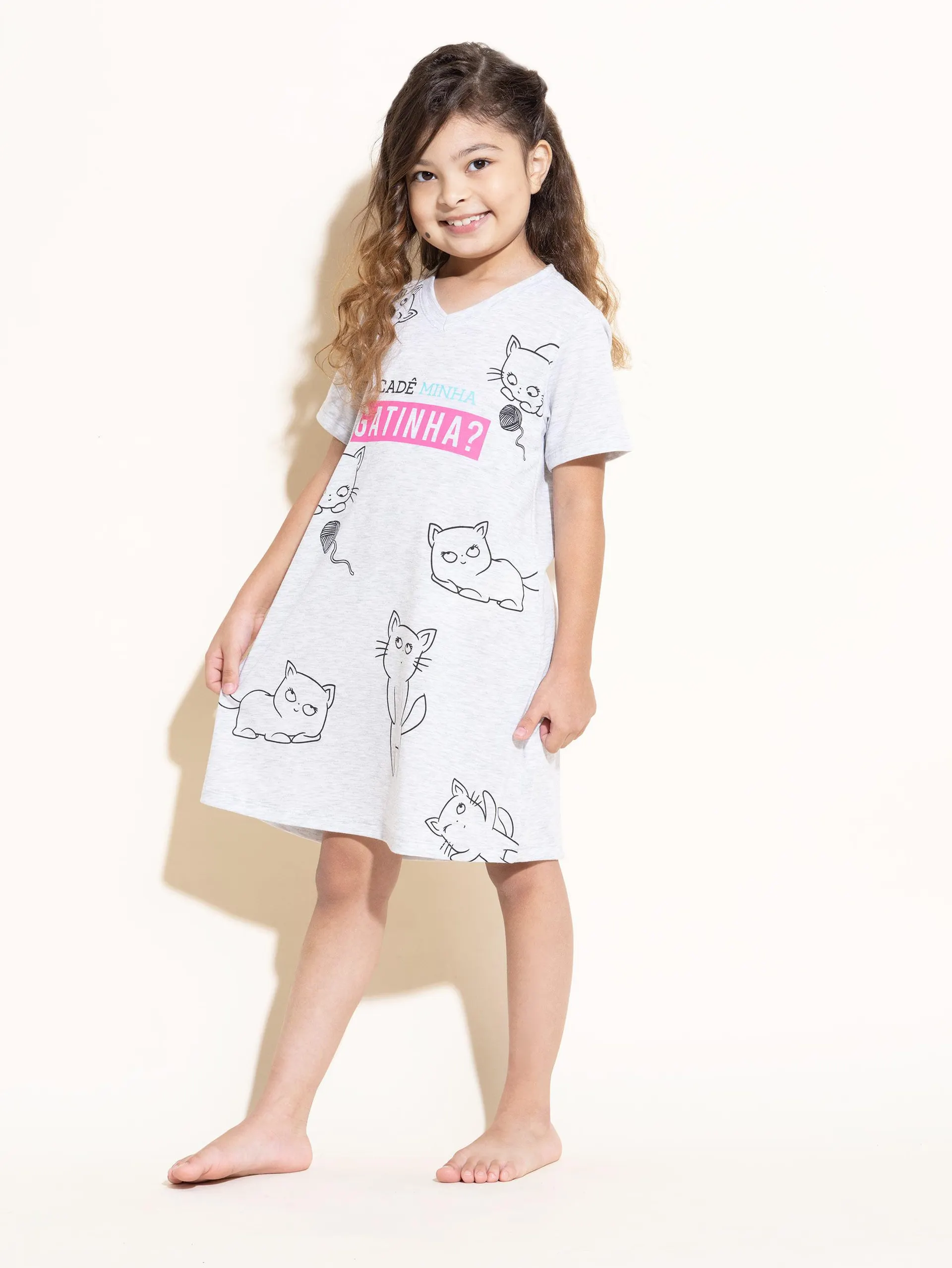 Camisola Infantil Manga Curta Doriane