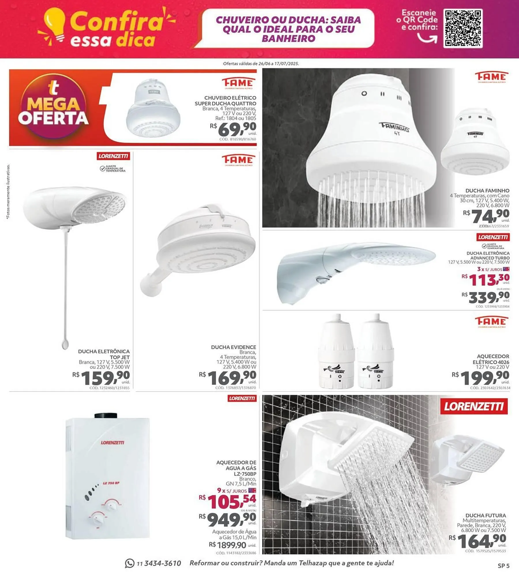 Encarte de Catálogo Telhanorte 26 de junho até 17 de julho 2025 - Pagina 5