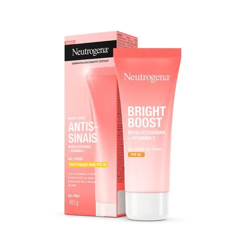 Gel Creme Antissinais Neutrogena Bright FPS30 40g