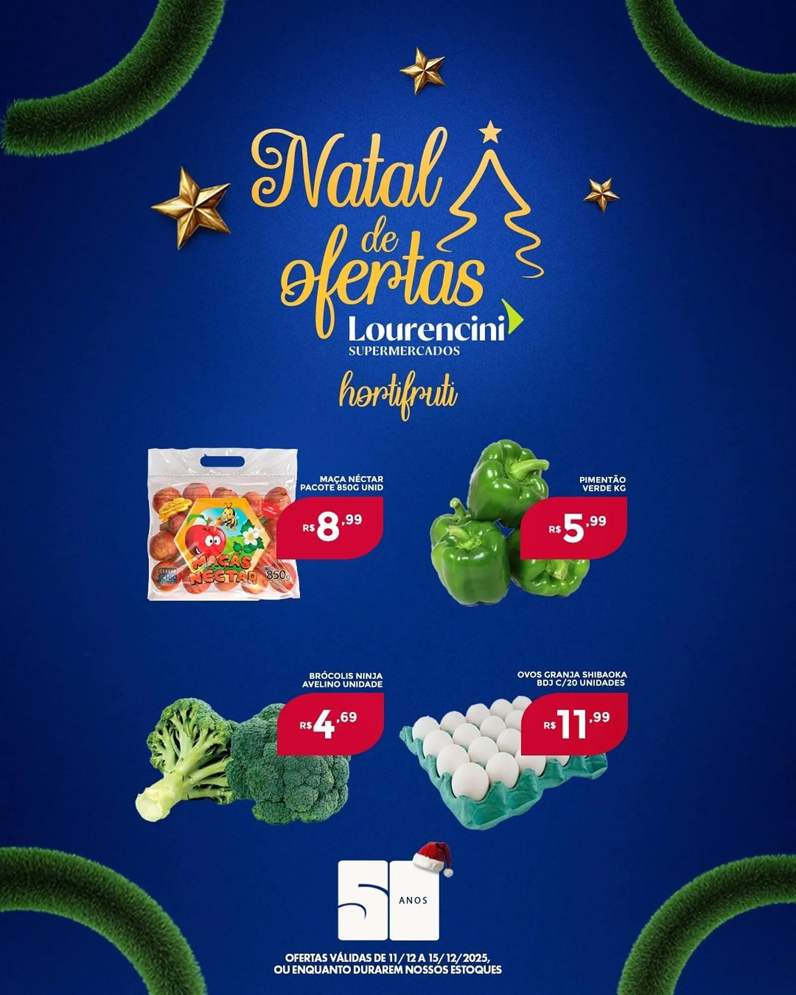 Encarte de Catálogo Lourencini Supermercados 13 de dezembro até 15 de dezembro 2025 - Pagina 4